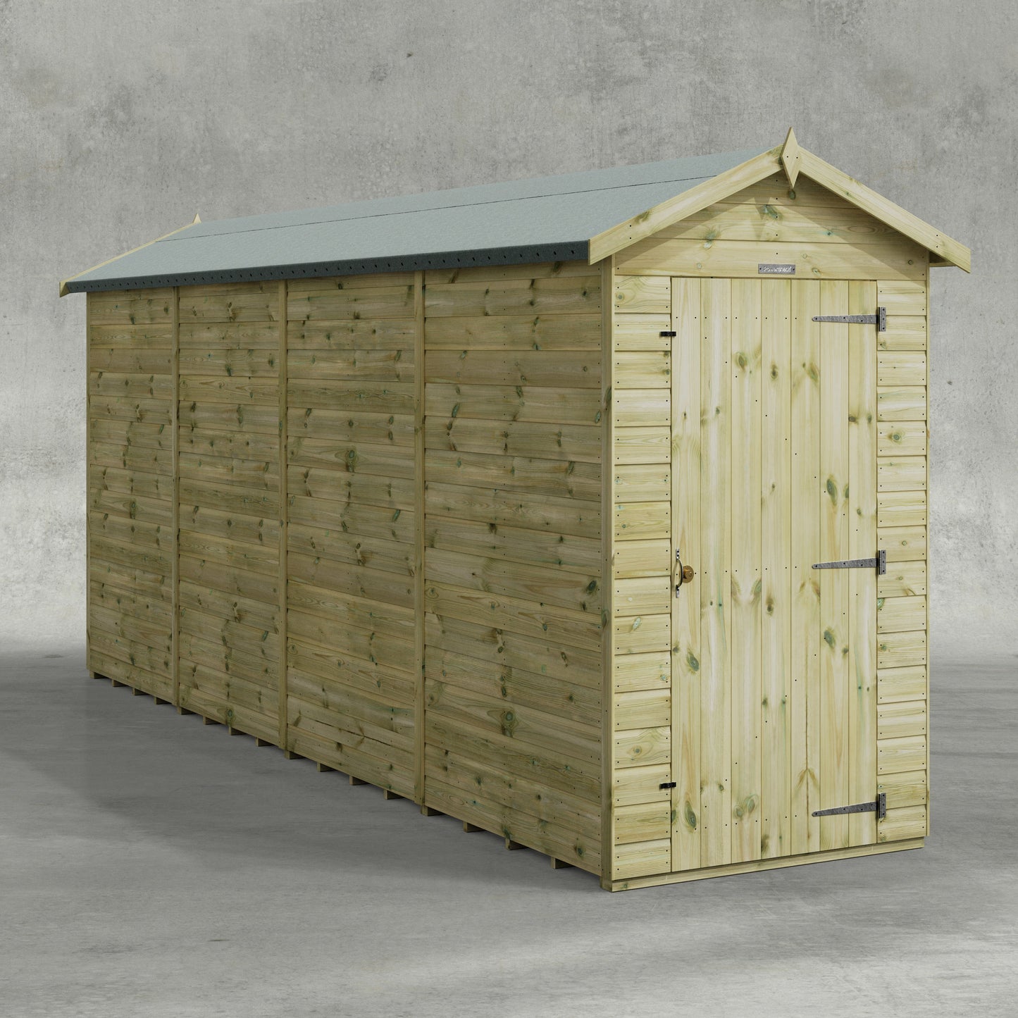 Premium Gartenhaus mit Satteldach