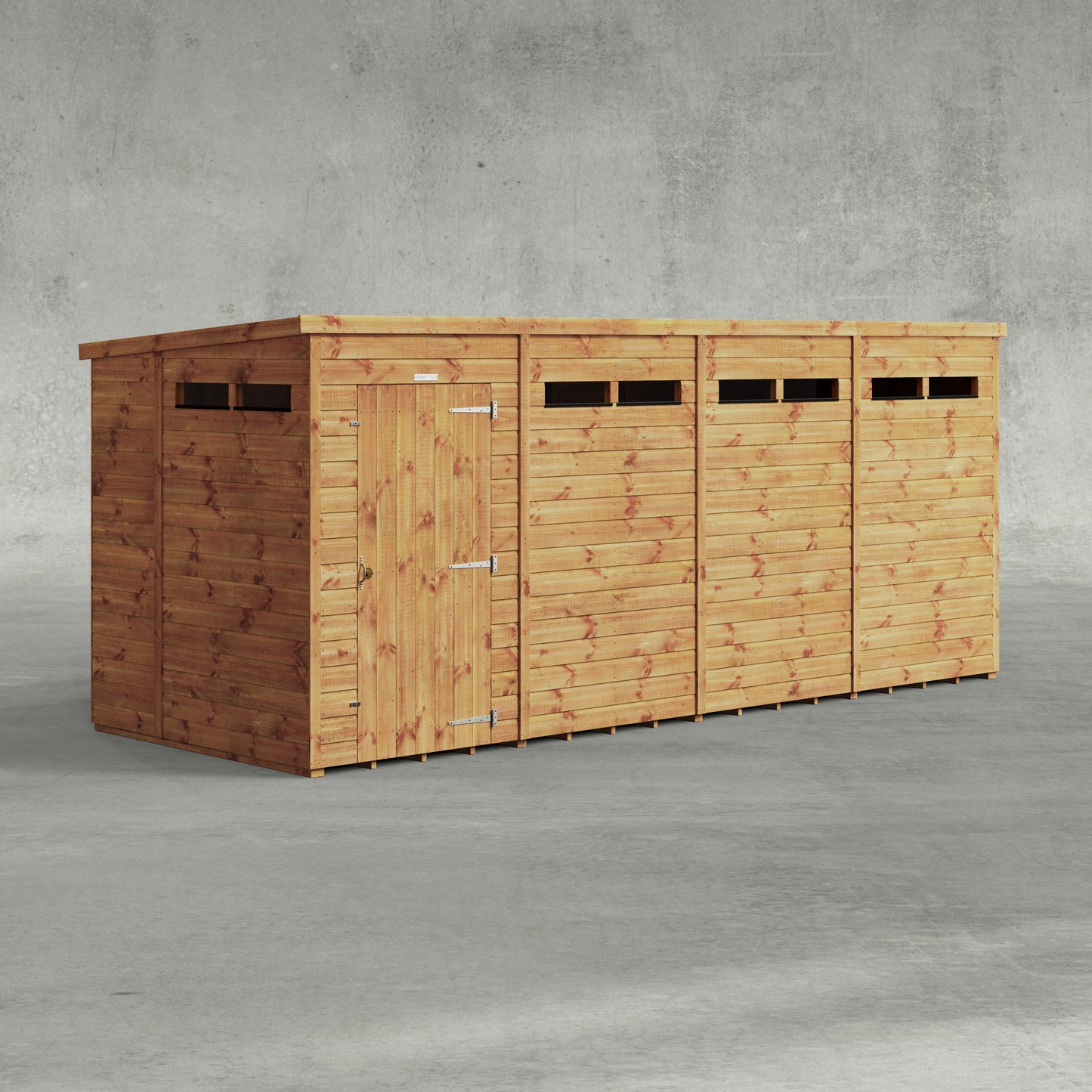Pent Security Shed