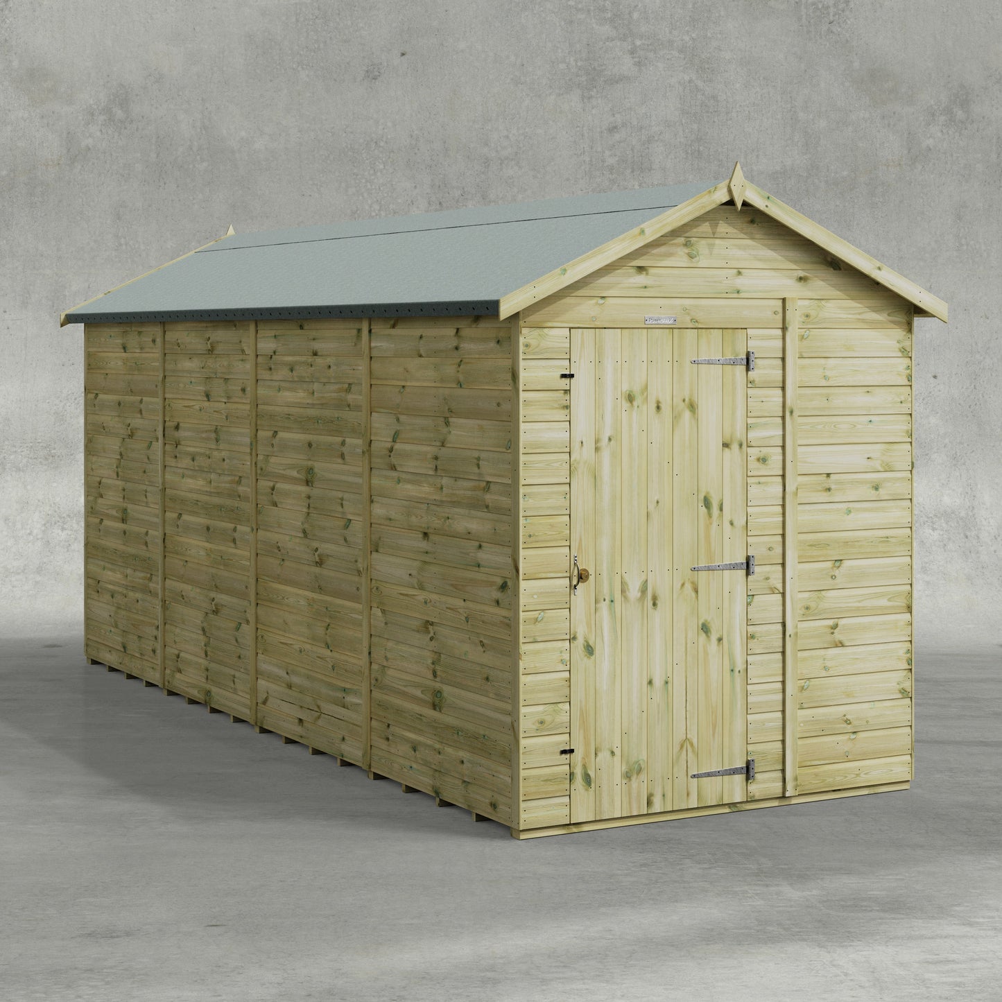 Premium Gartenhaus mit Satteldach