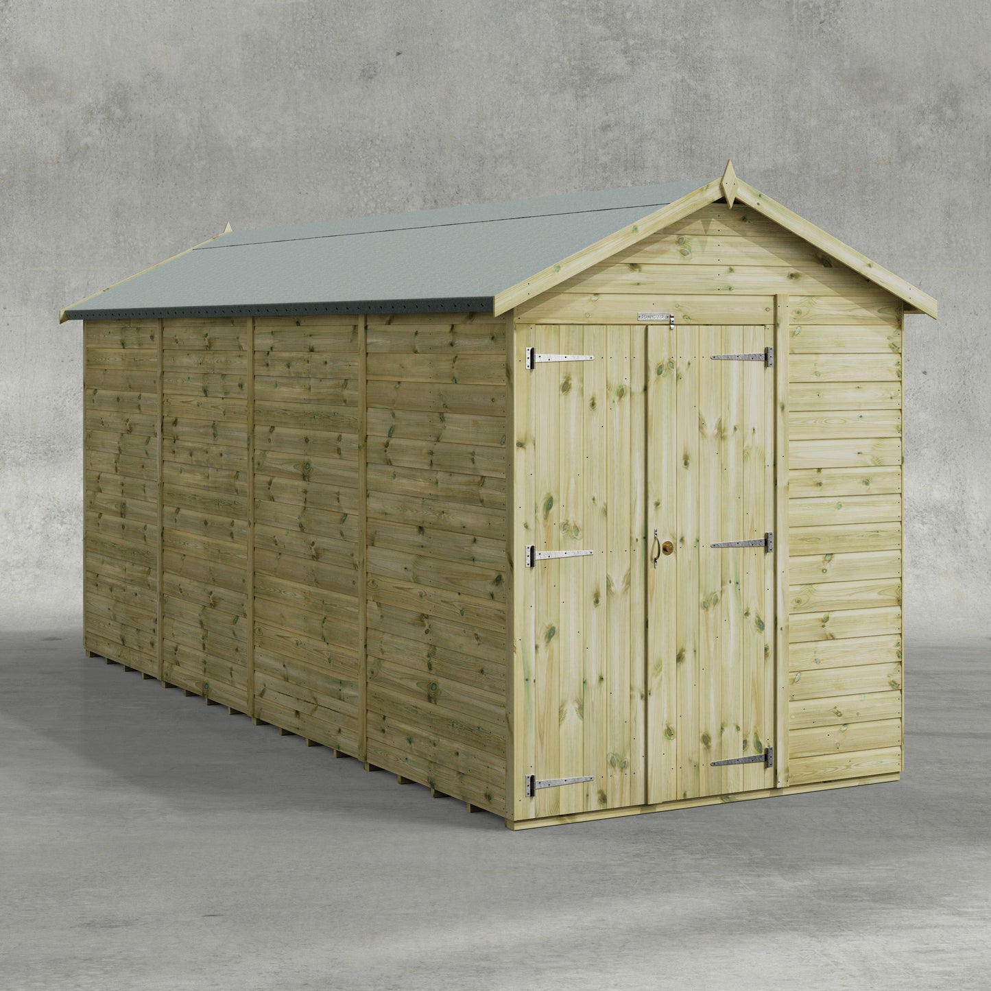 Premium Gartenhaus mit Satteldach