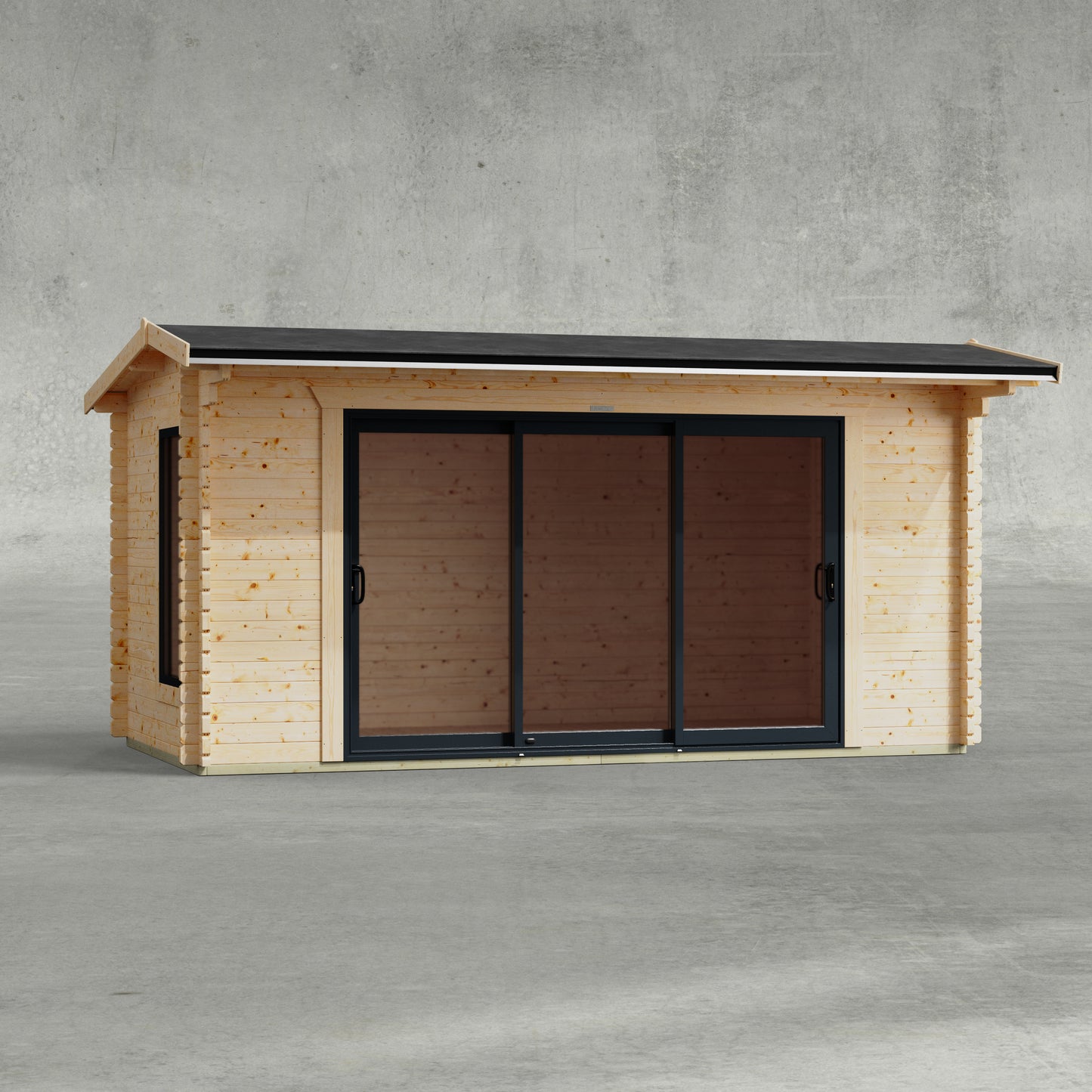 Apex Aluminium Log Cabin