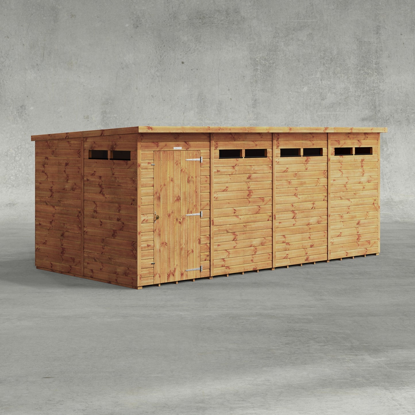 Pent Security Shed