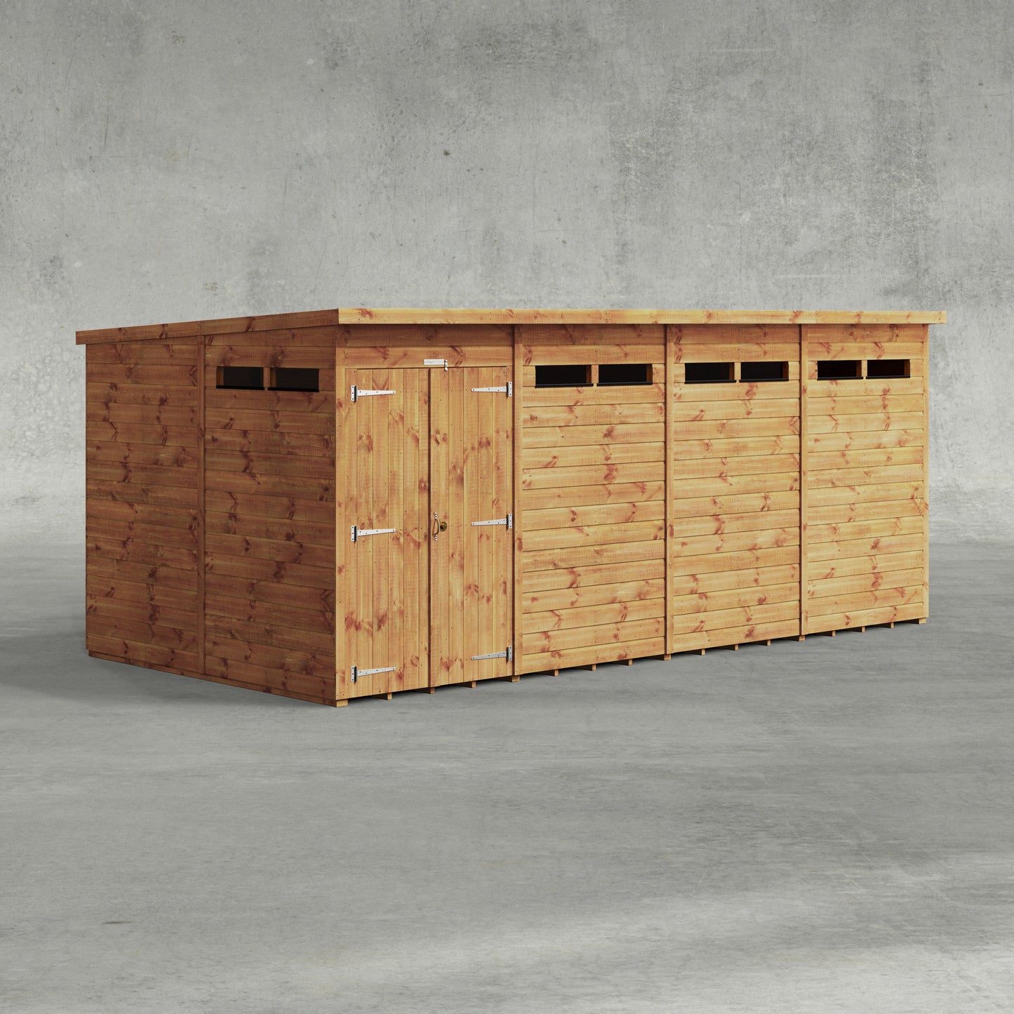 Pent Security Shed