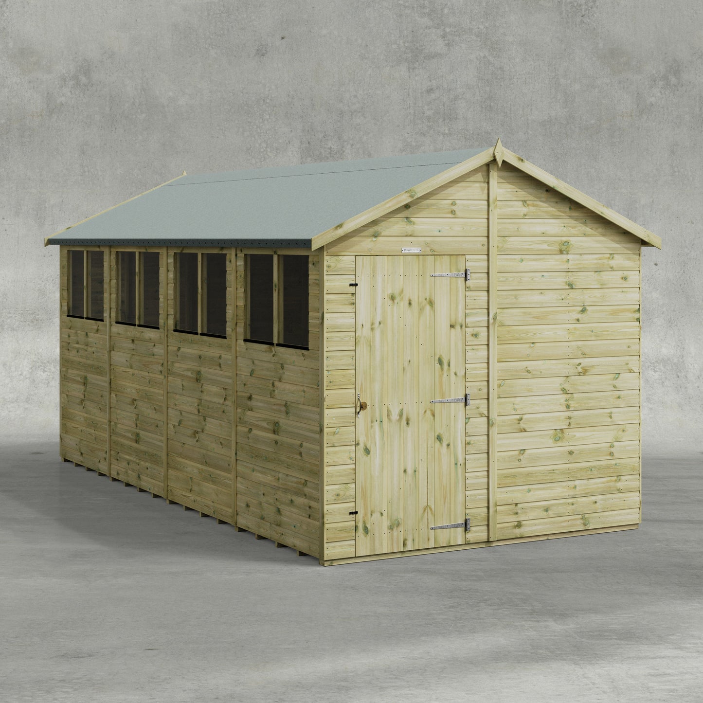 Premium Gartenhaus mit Satteldach