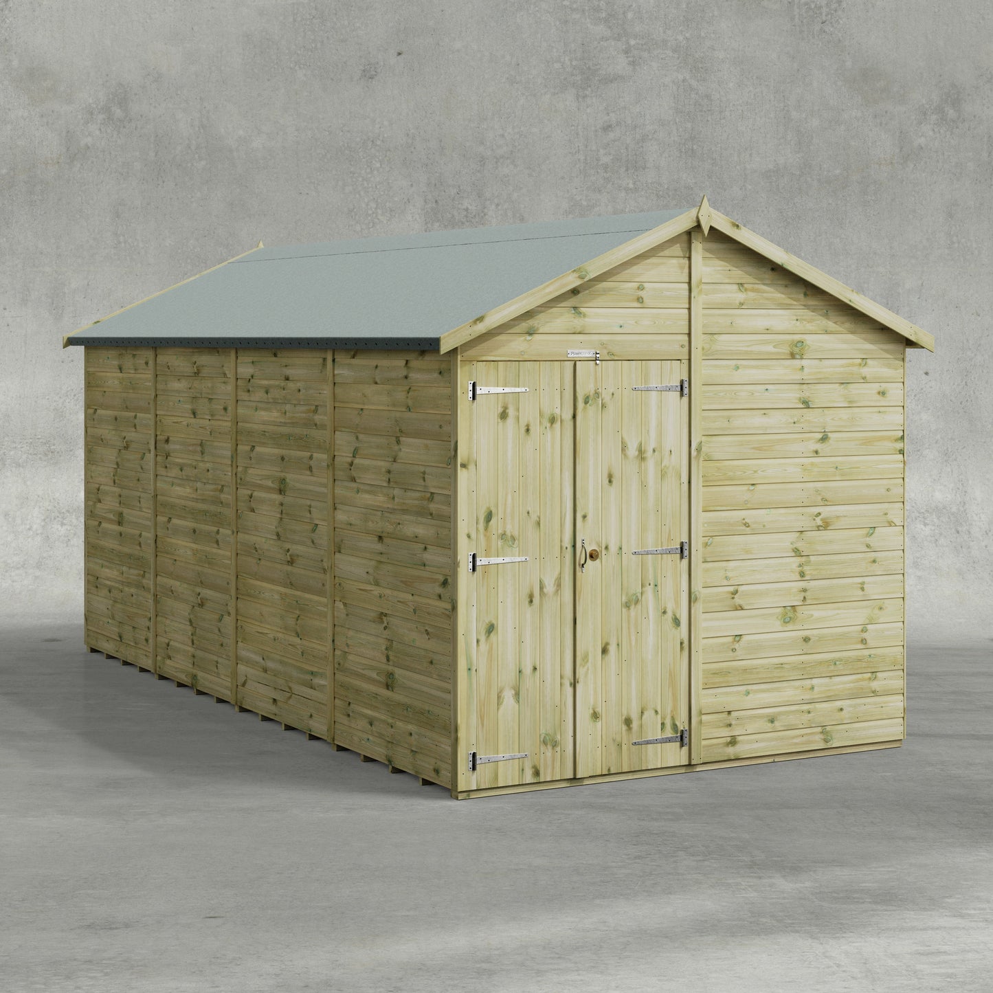 Premium Gartenhaus mit Satteldach