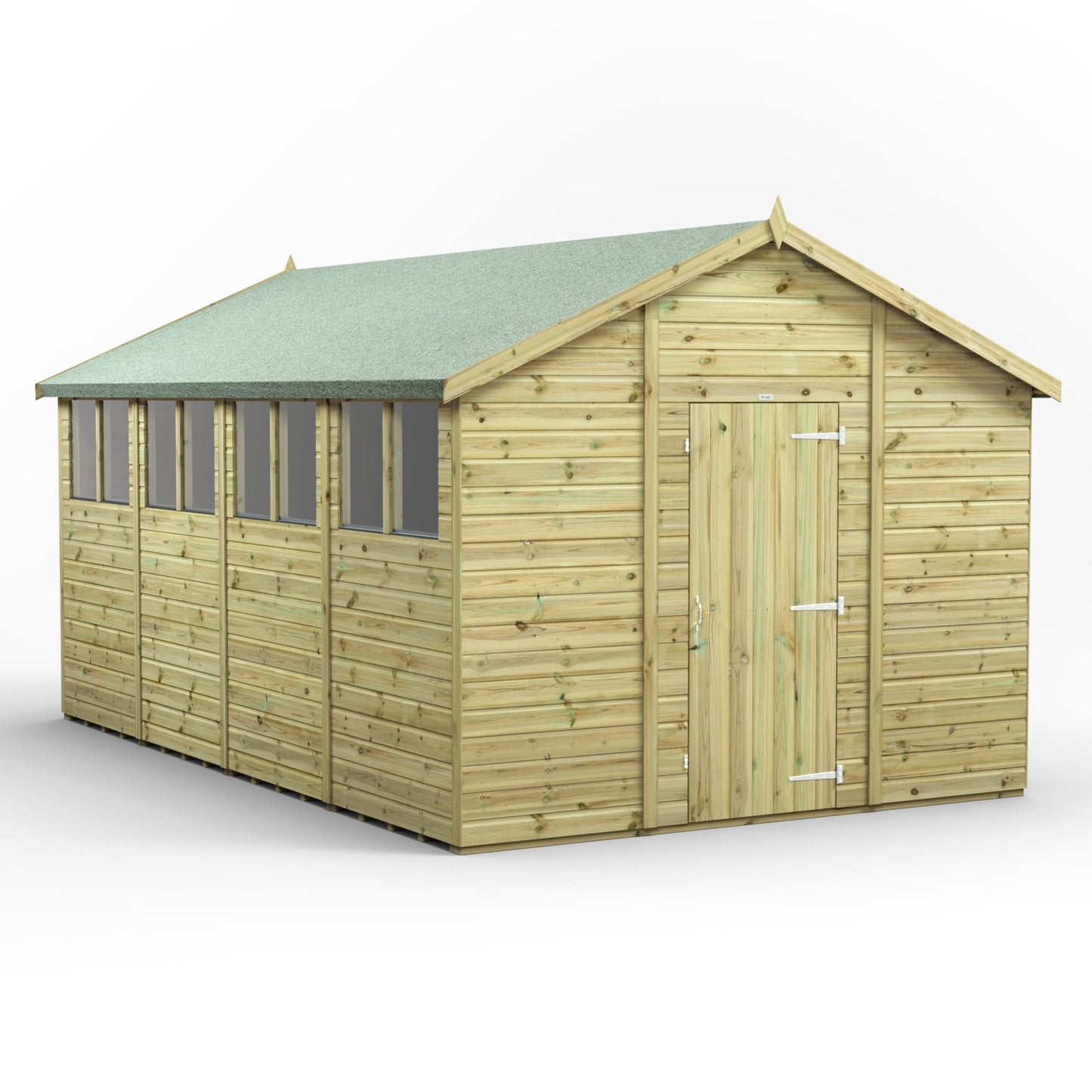 Premium Gartenhaus mit Satteldach