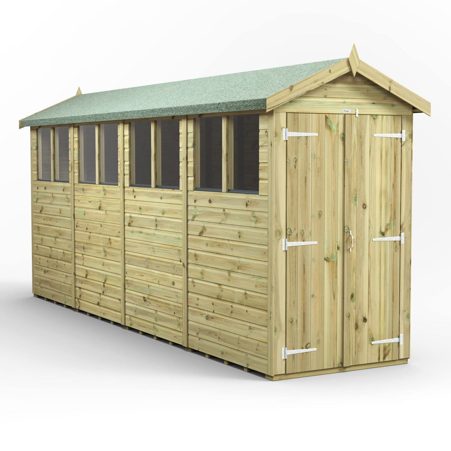 Premium Gartenhaus mit Satteldach