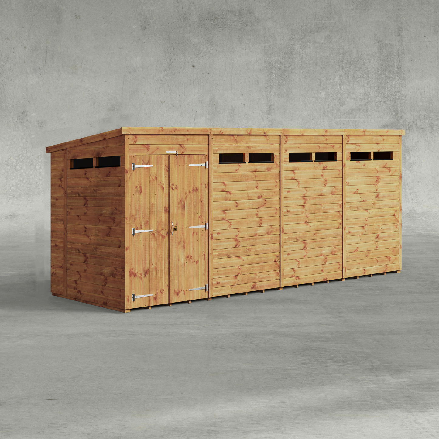 Pent Security Shed