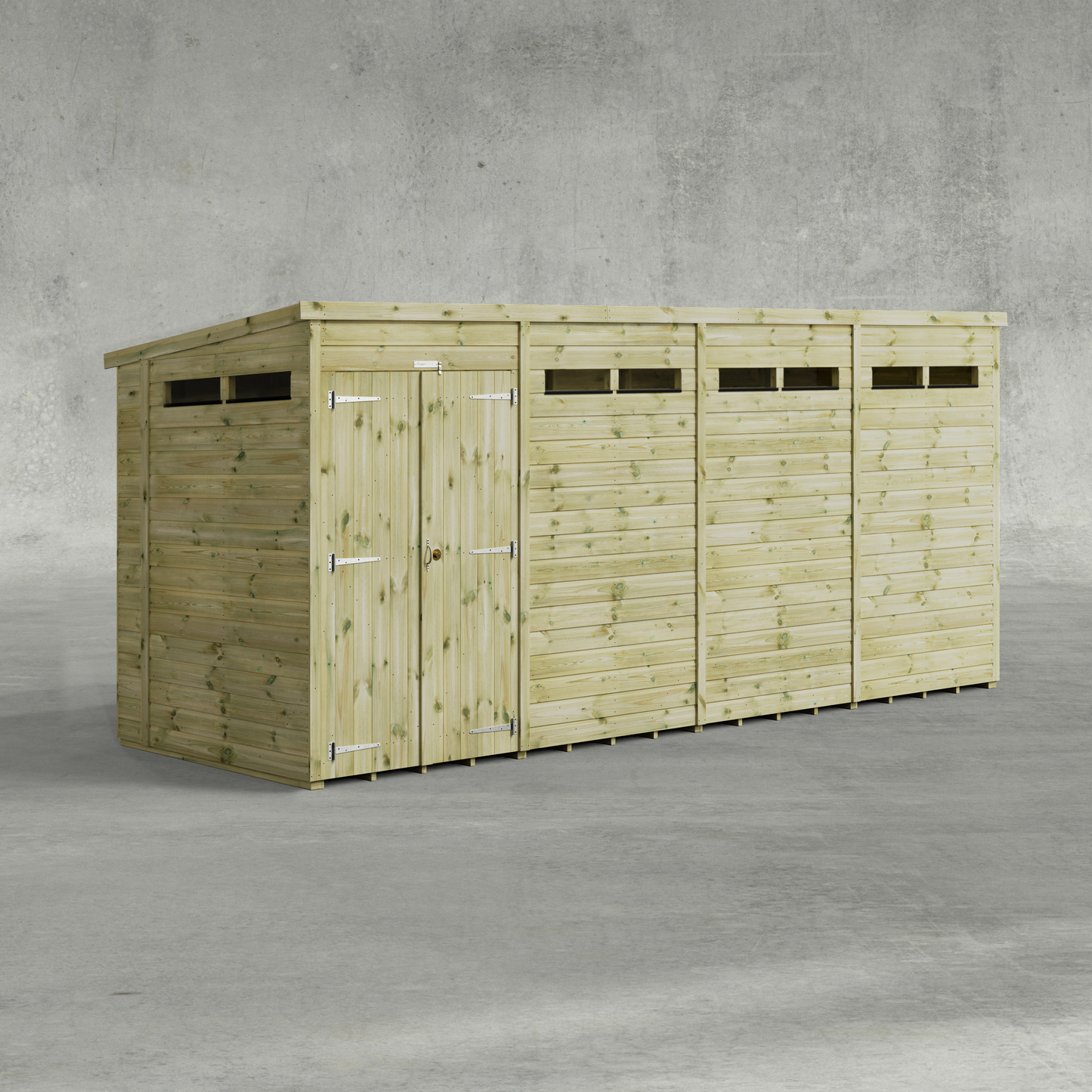 Premium Pent Security Shed