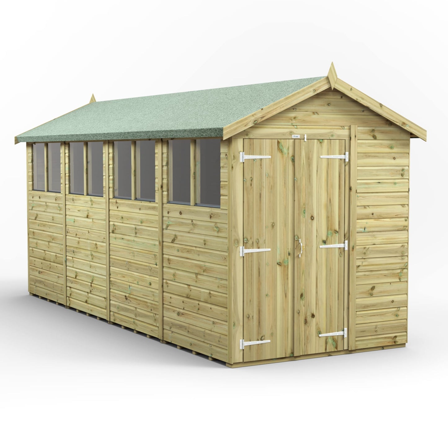 Premium Gartenhaus mit Satteldach