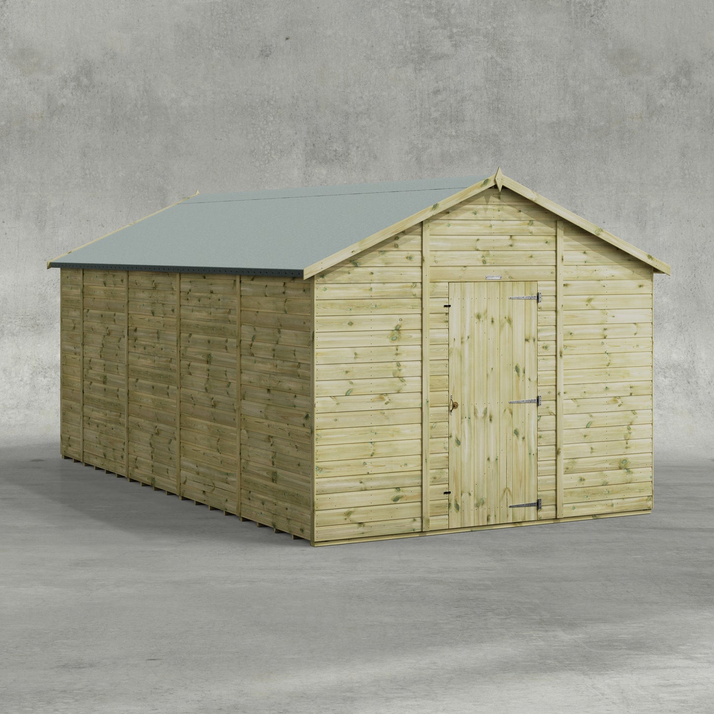 Premium Gartenhaus mit Satteldach