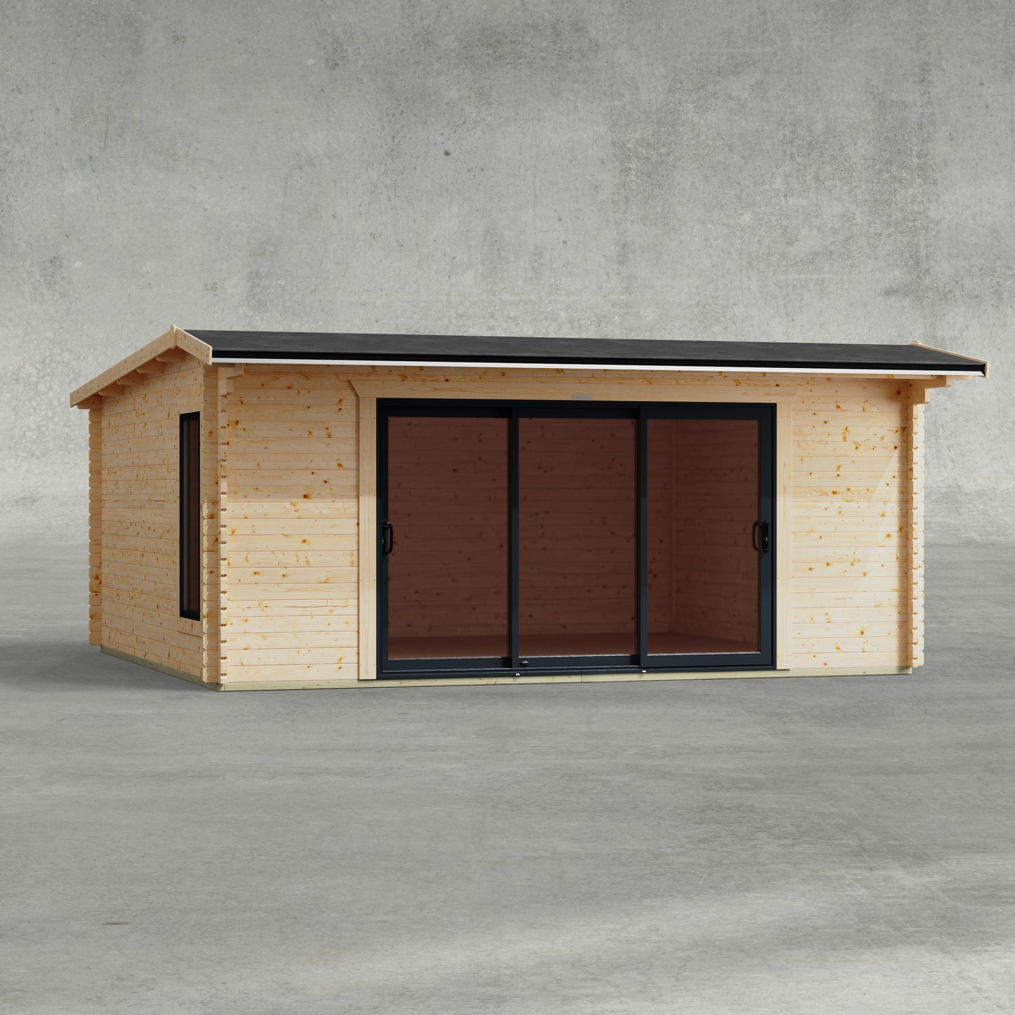 Apex Aluminium Log Cabin