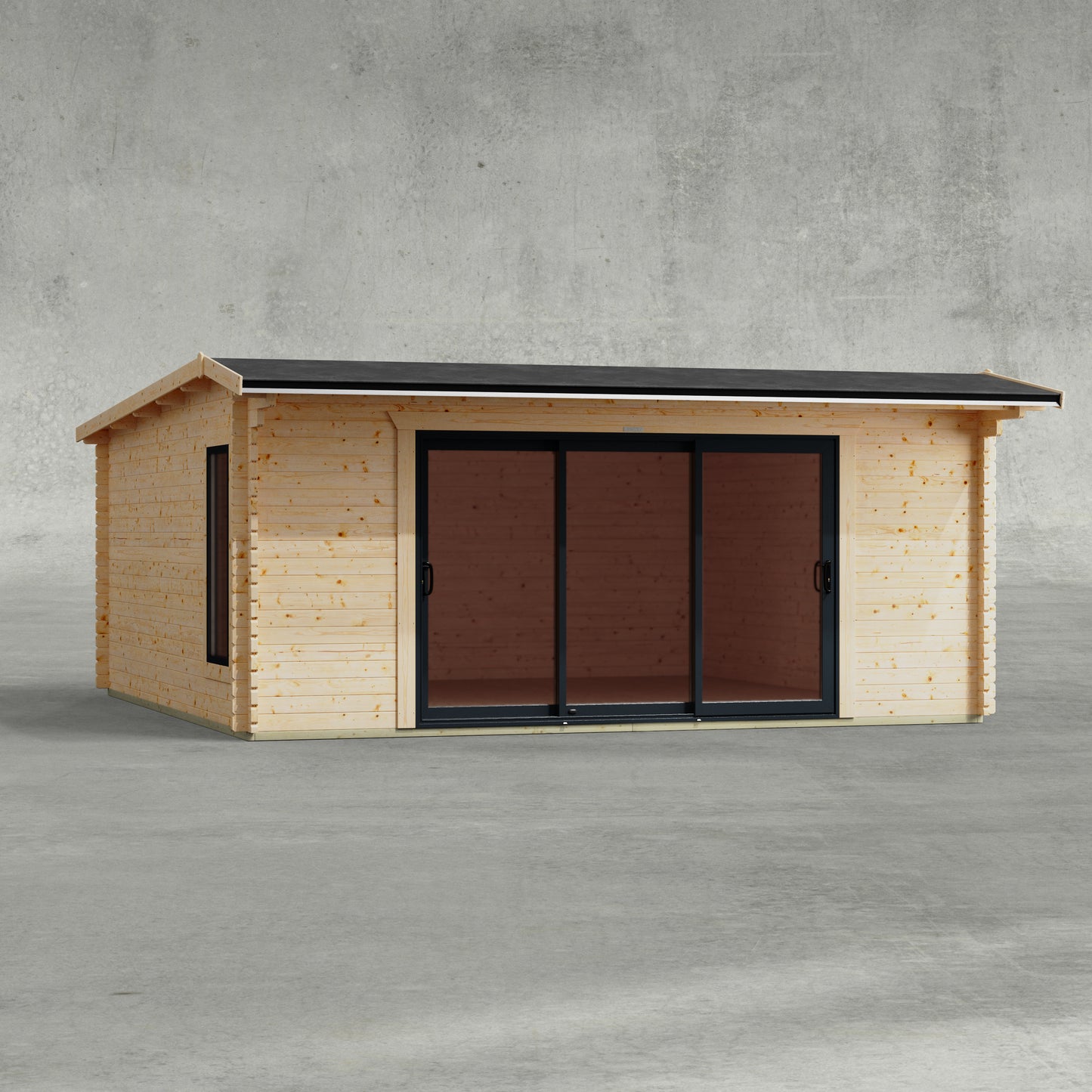 Apex Aluminium Log Cabin