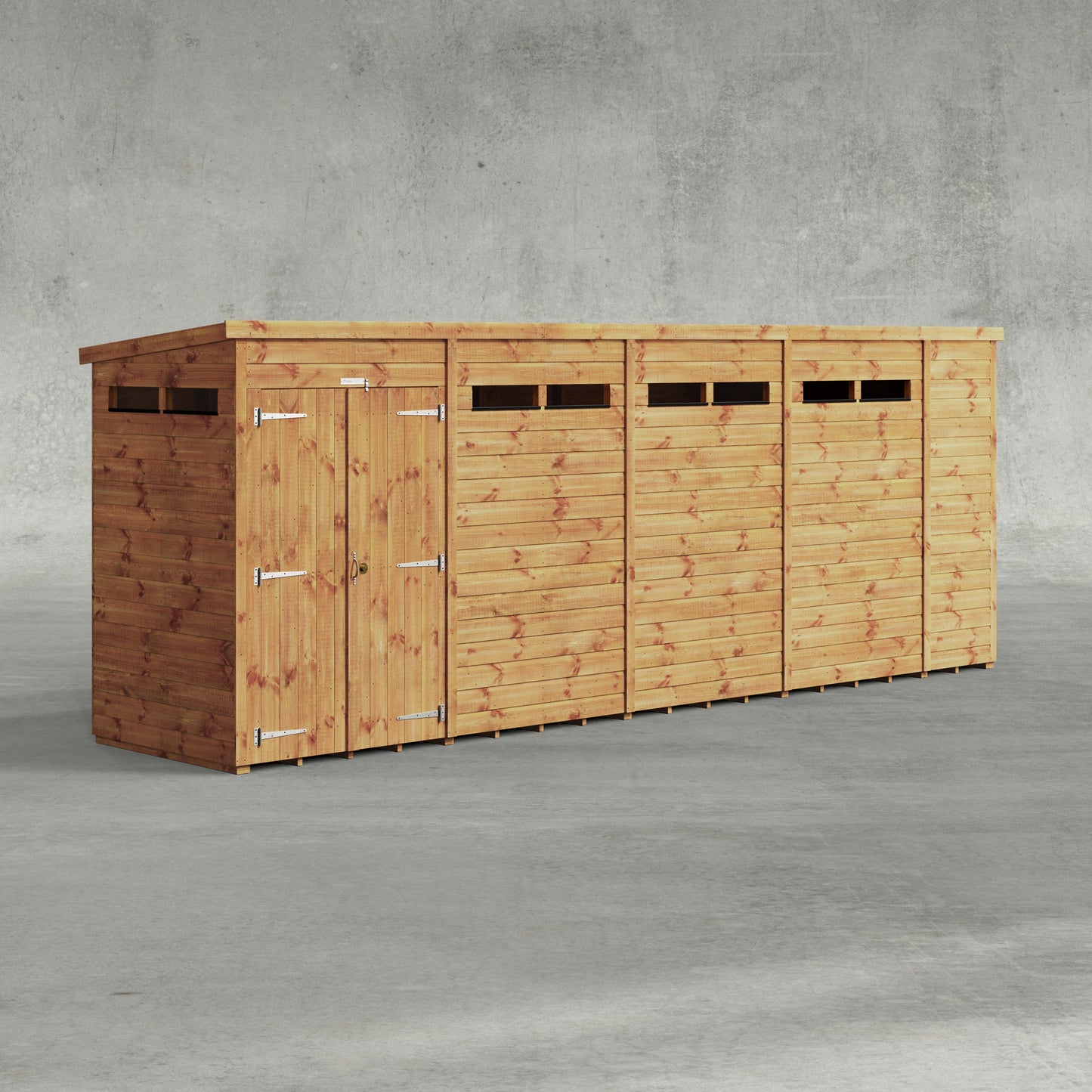 Pent Security Shed