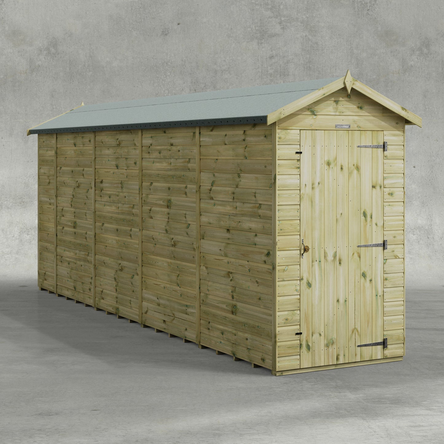 Premium Gartenhaus mit Satteldach