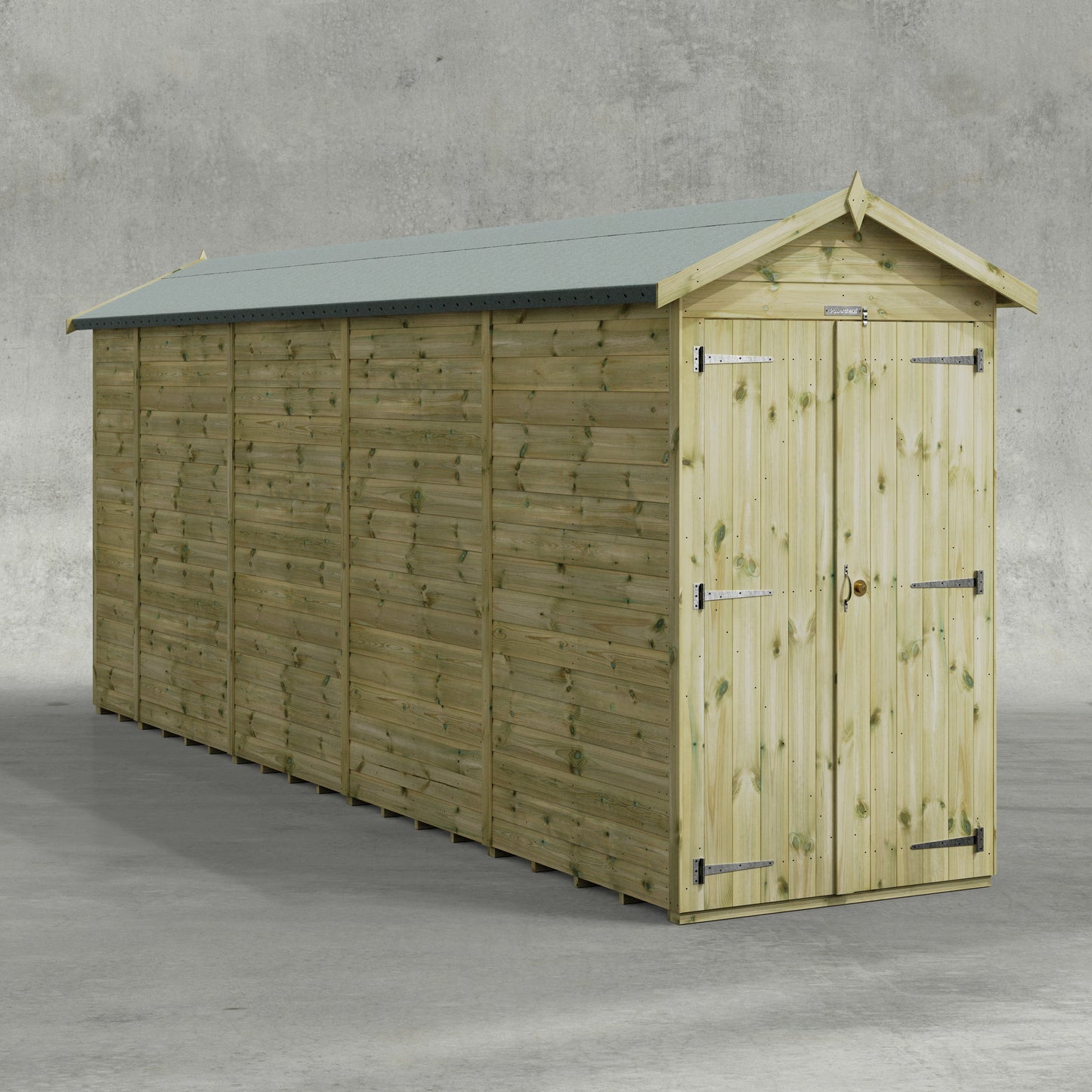 Premium Gartenhaus mit Satteldach