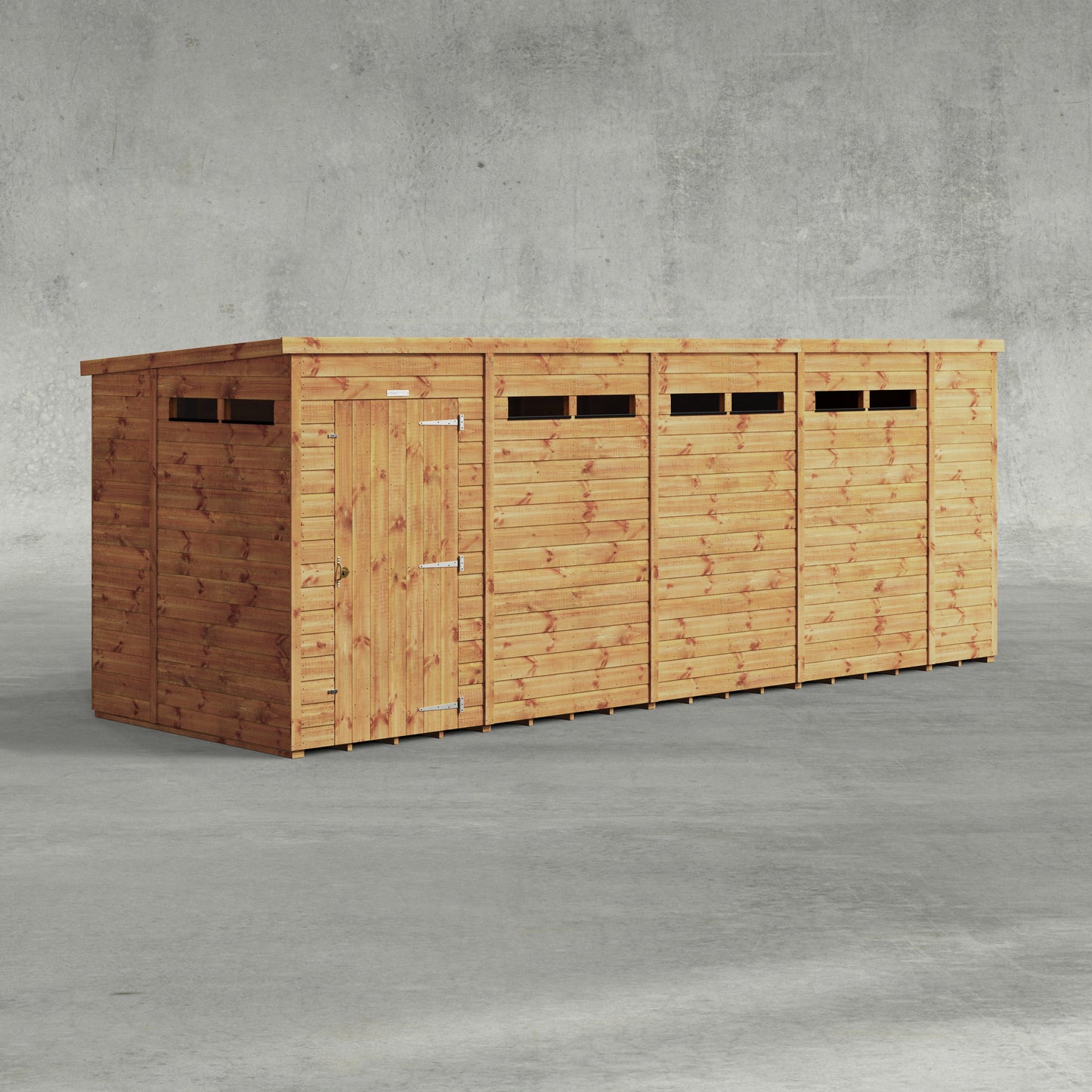 Pent Security Shed