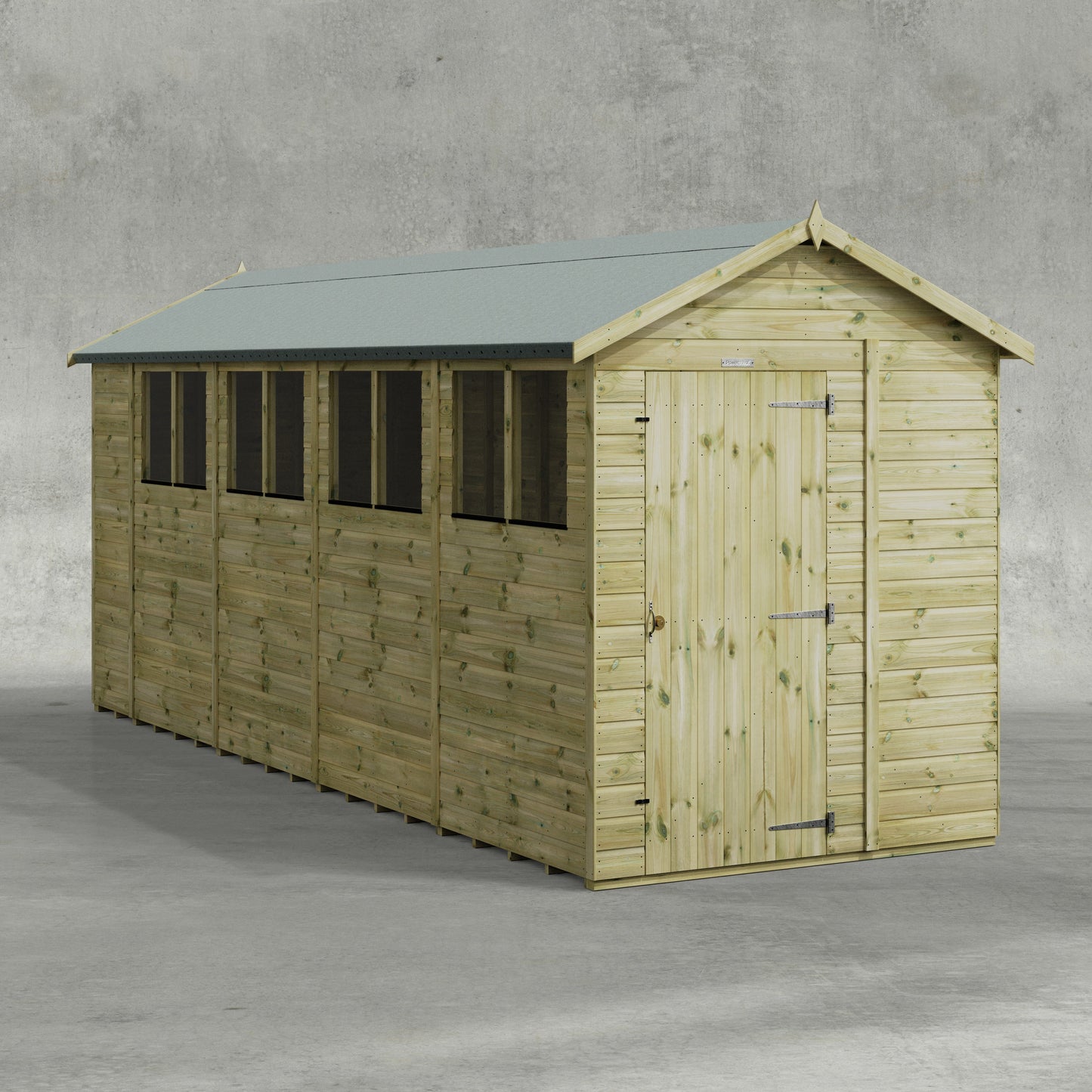 Premium Gartenhaus mit Satteldach
