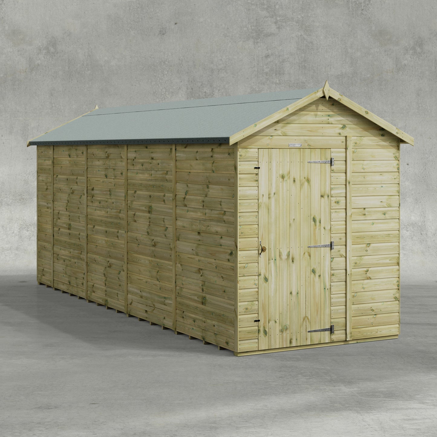 Premium Gartenhaus mit Satteldach