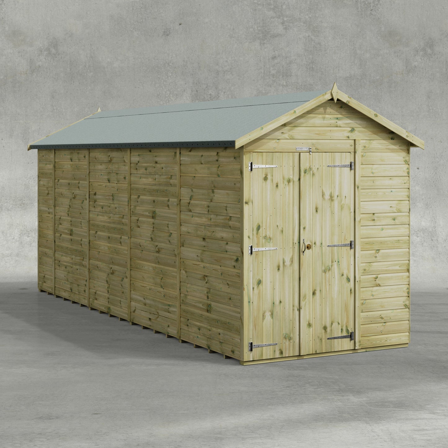 Premium Gartenhaus mit Satteldach