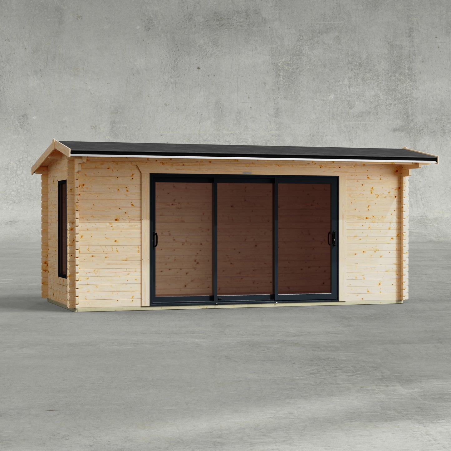 Apex Aluminium Log Cabin