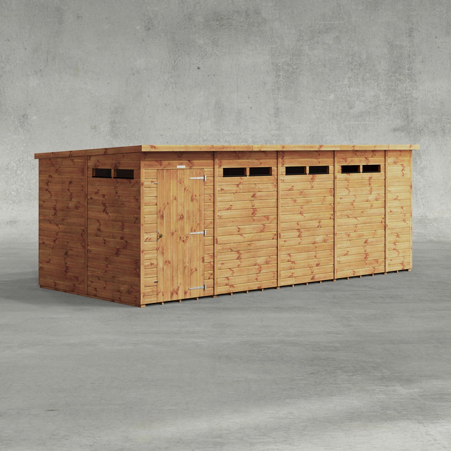 Pent Security Shed
