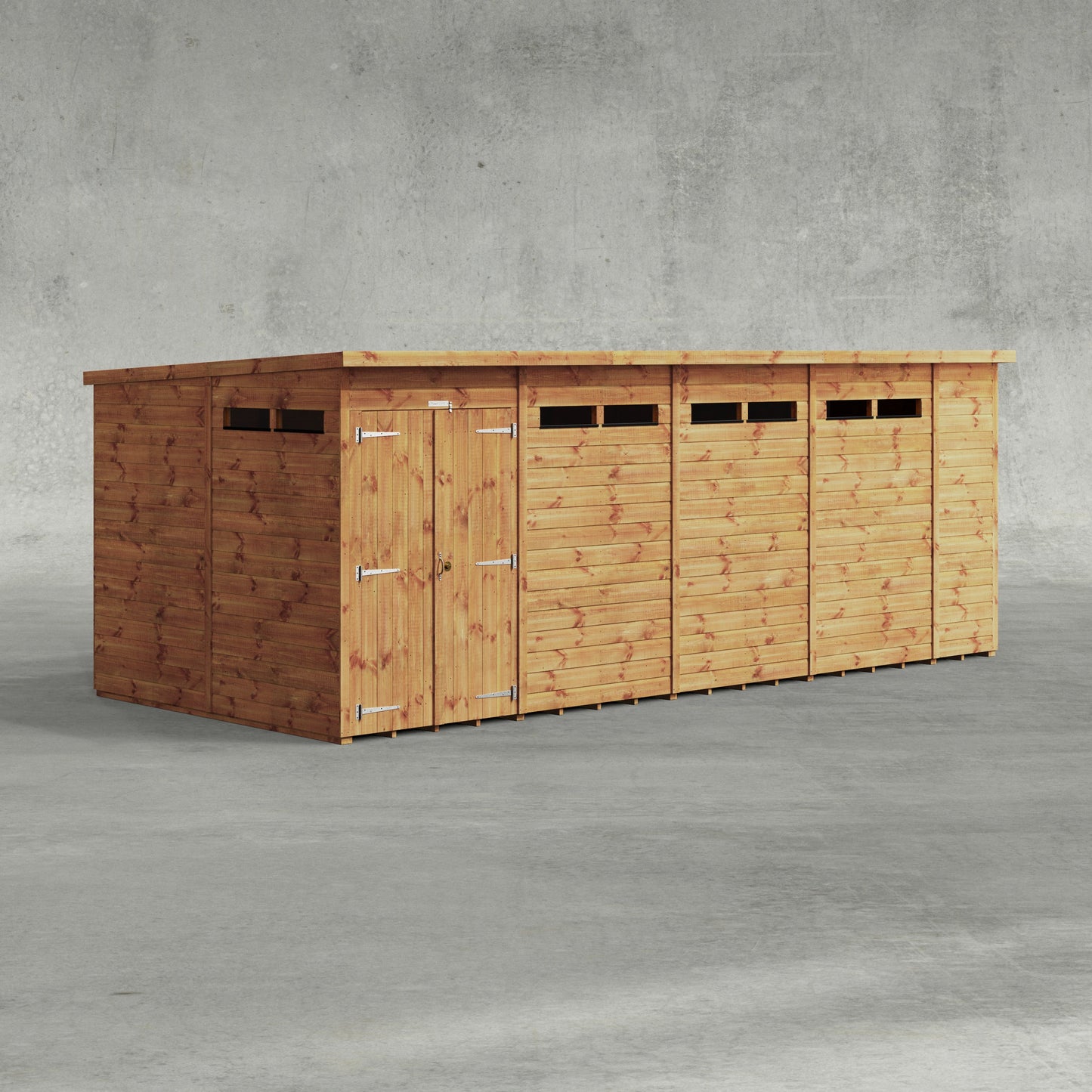 Pent Security Shed