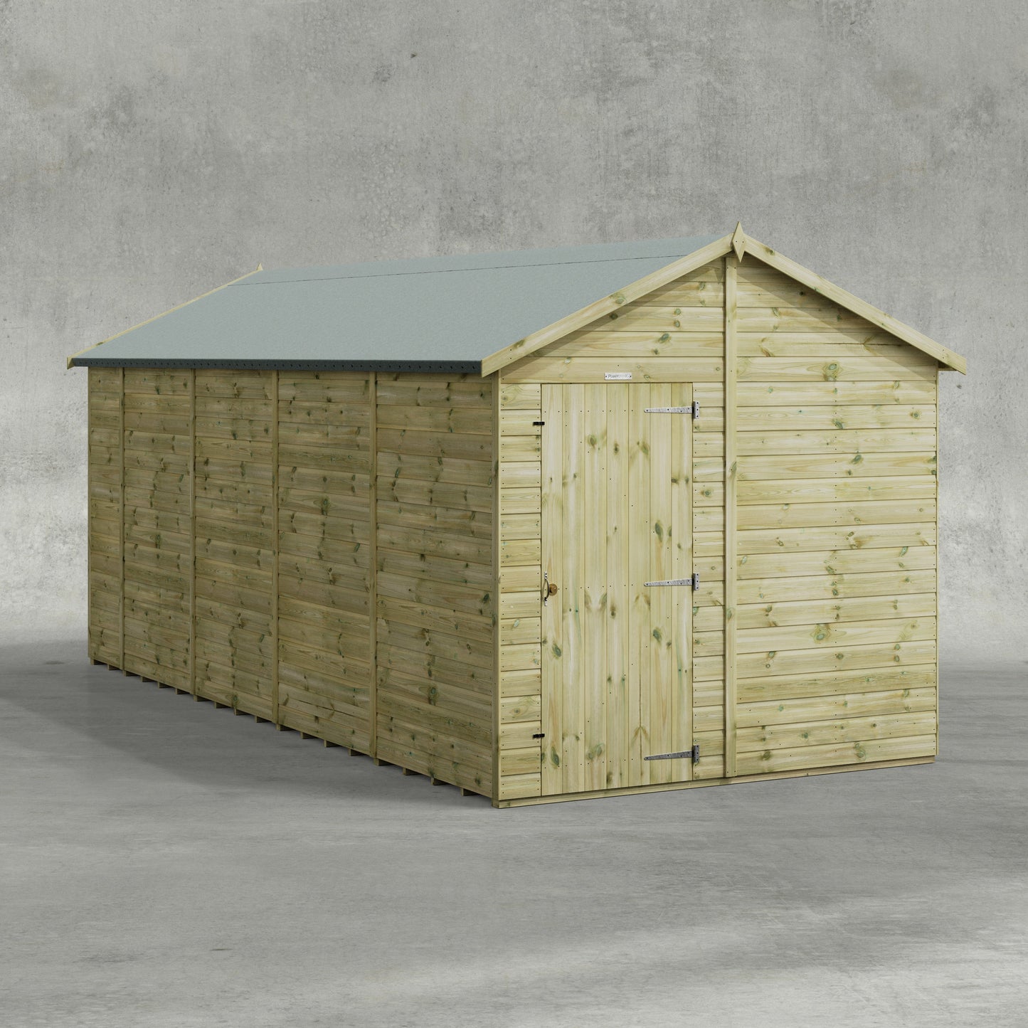 Premium Gartenhaus mit Satteldach