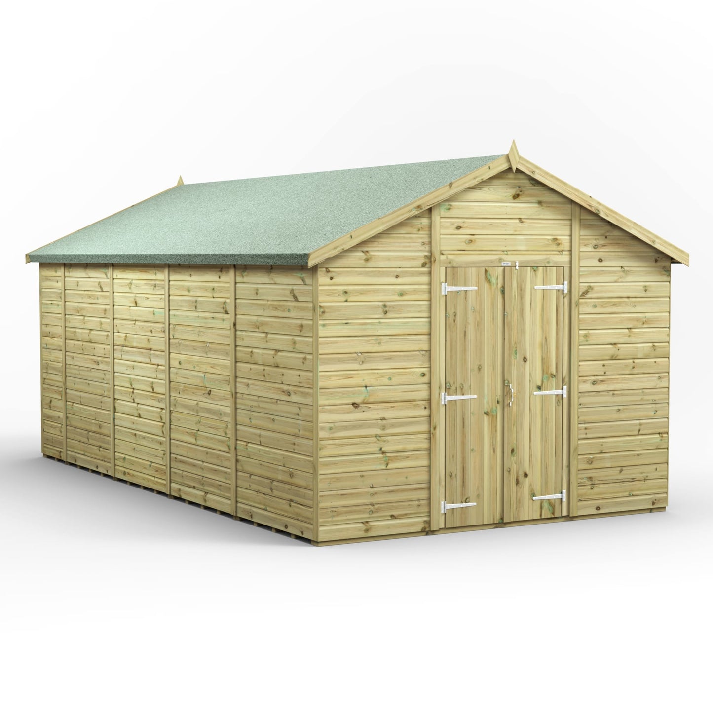 Premium Gartenhaus mit Satteldach