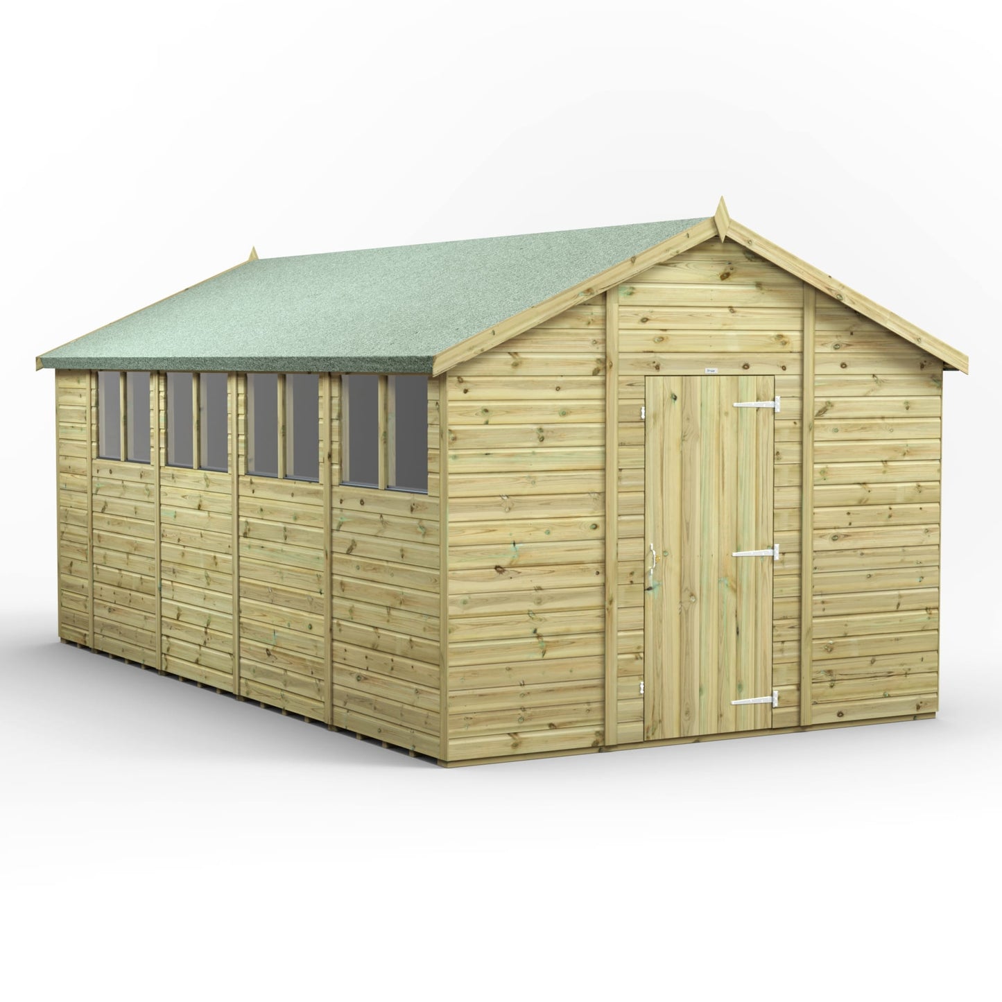 Premium Gartenhaus mit Satteldach