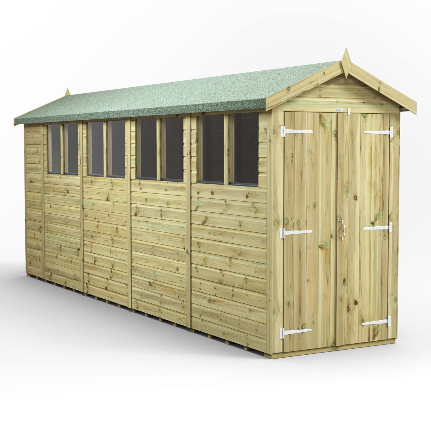 Premium Gartenhaus mit Satteldach