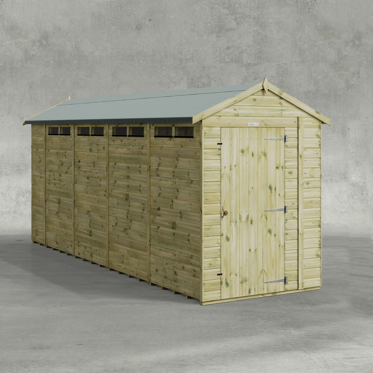 Premium Apex Security Shed