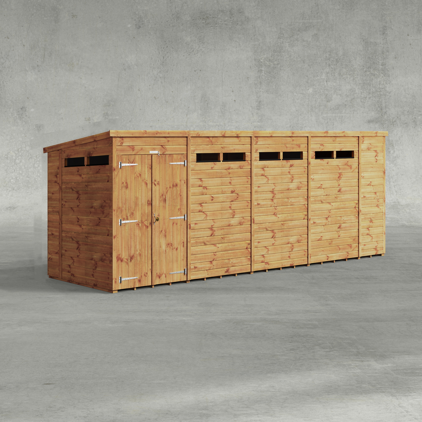 Pent Security Shed