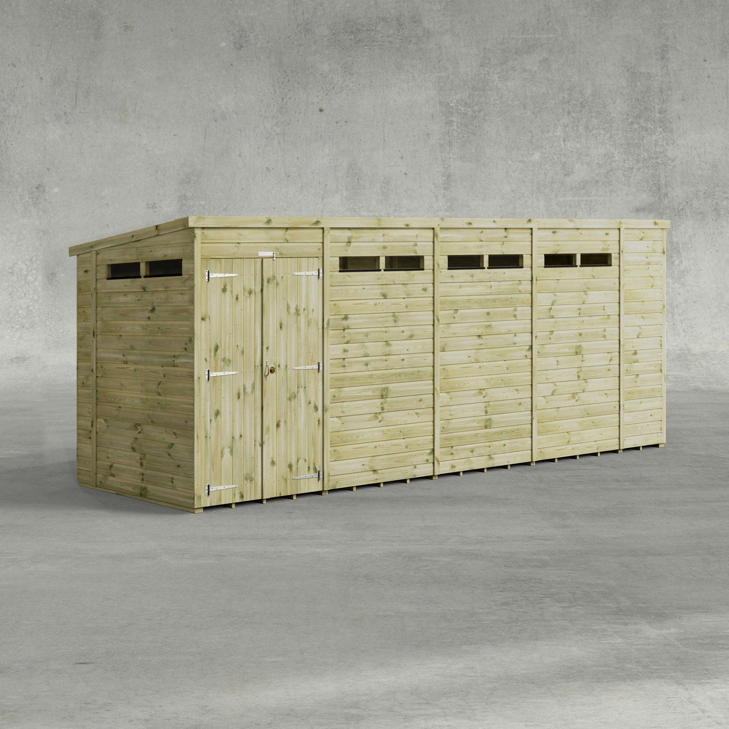 Premium Pent Security Shed