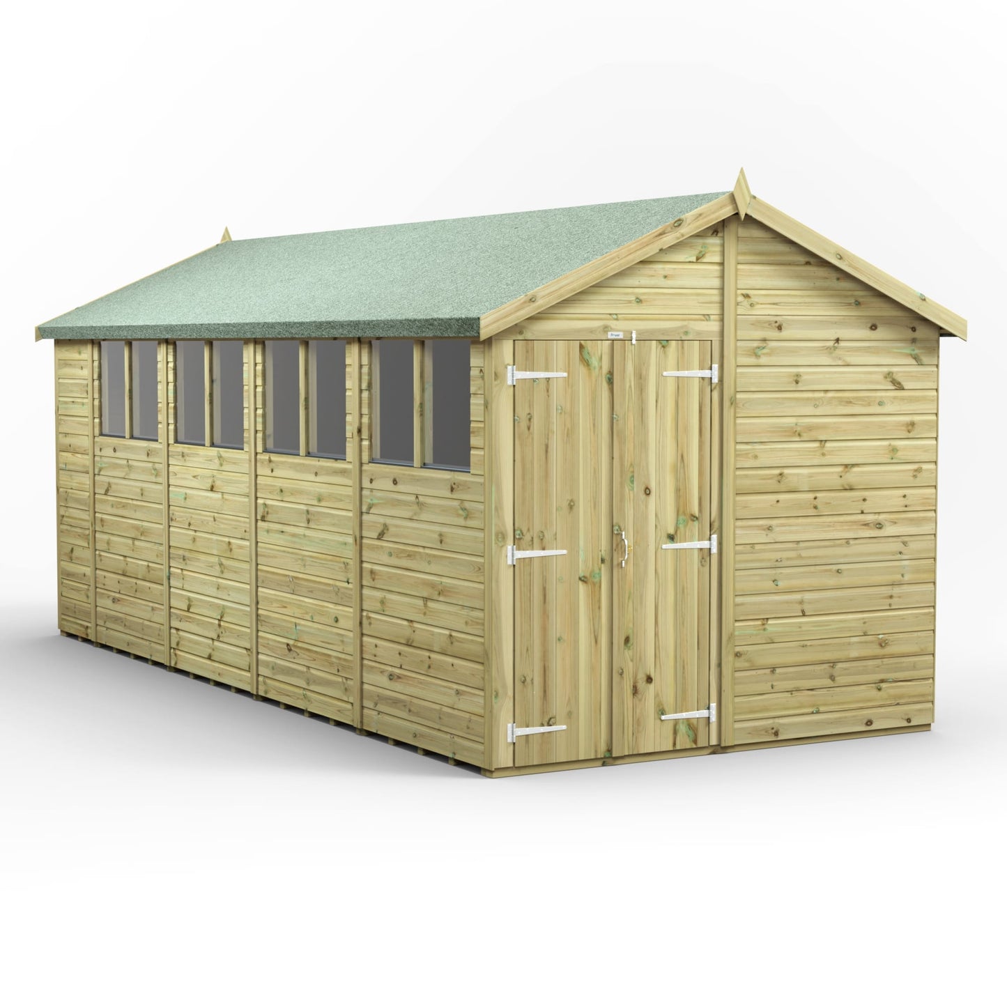 Premium Gartenhaus mit Satteldach