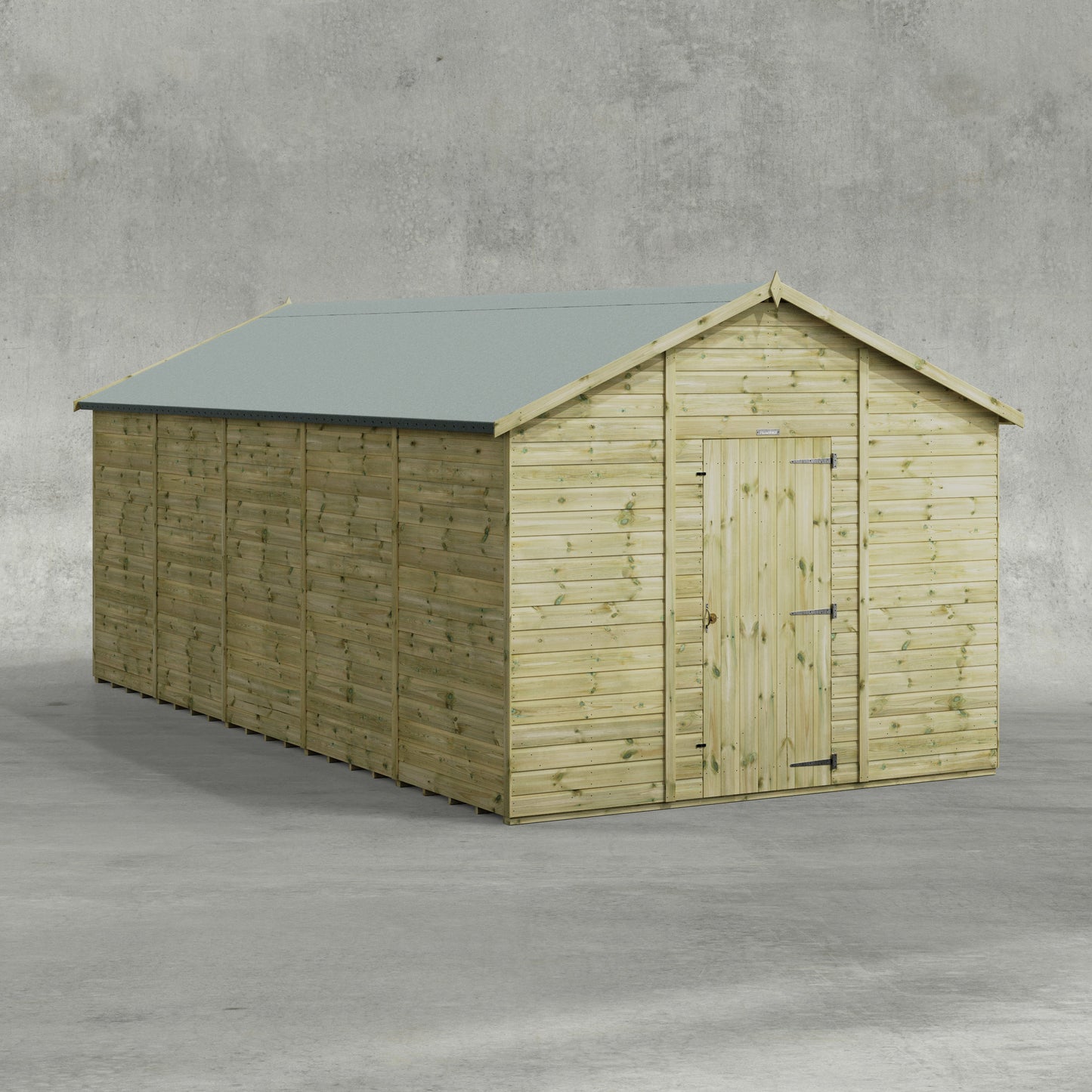 Premium Gartenhaus mit Satteldach