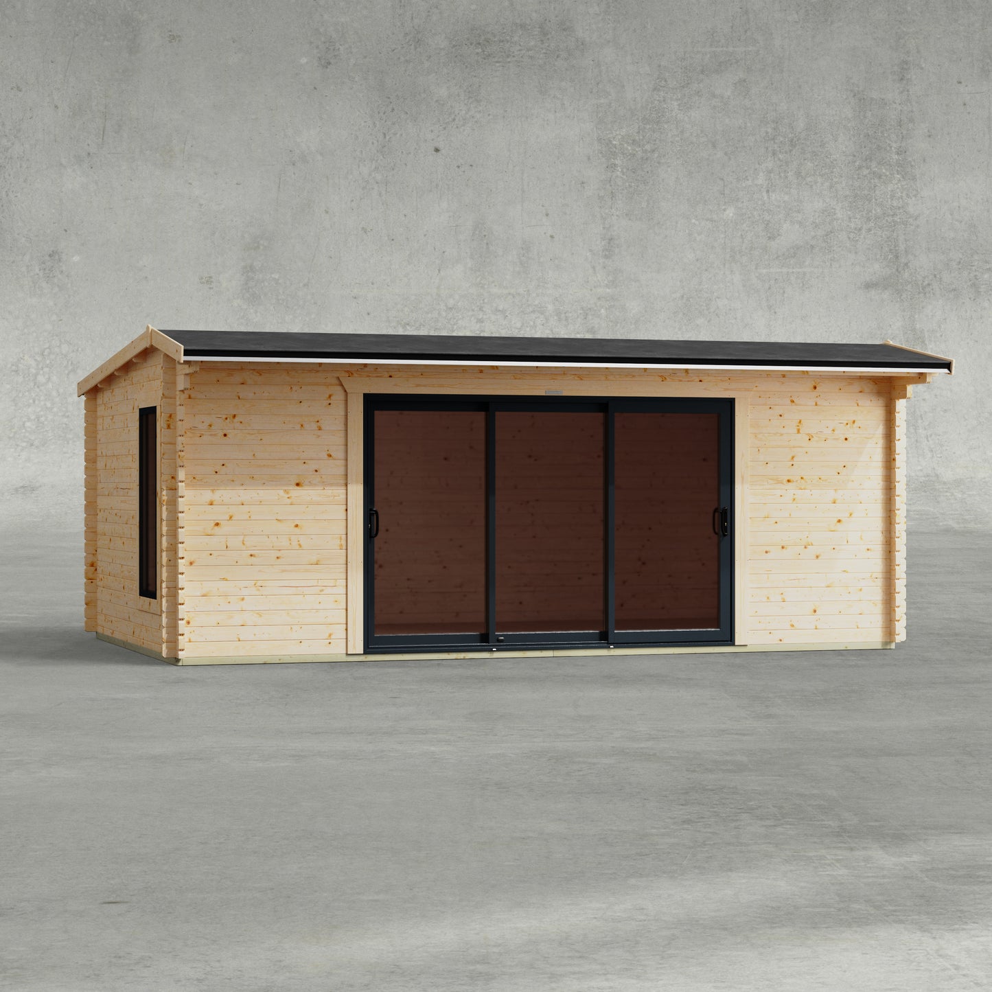 Apex Aluminium Log Cabin