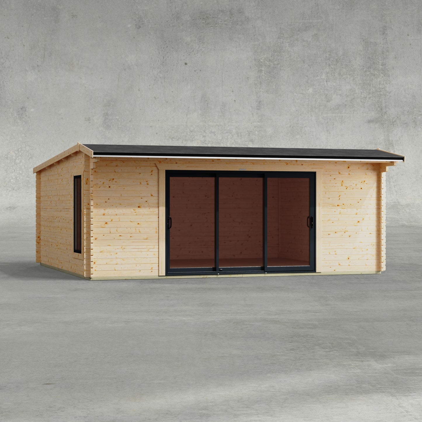 Apex Aluminium Log Cabin