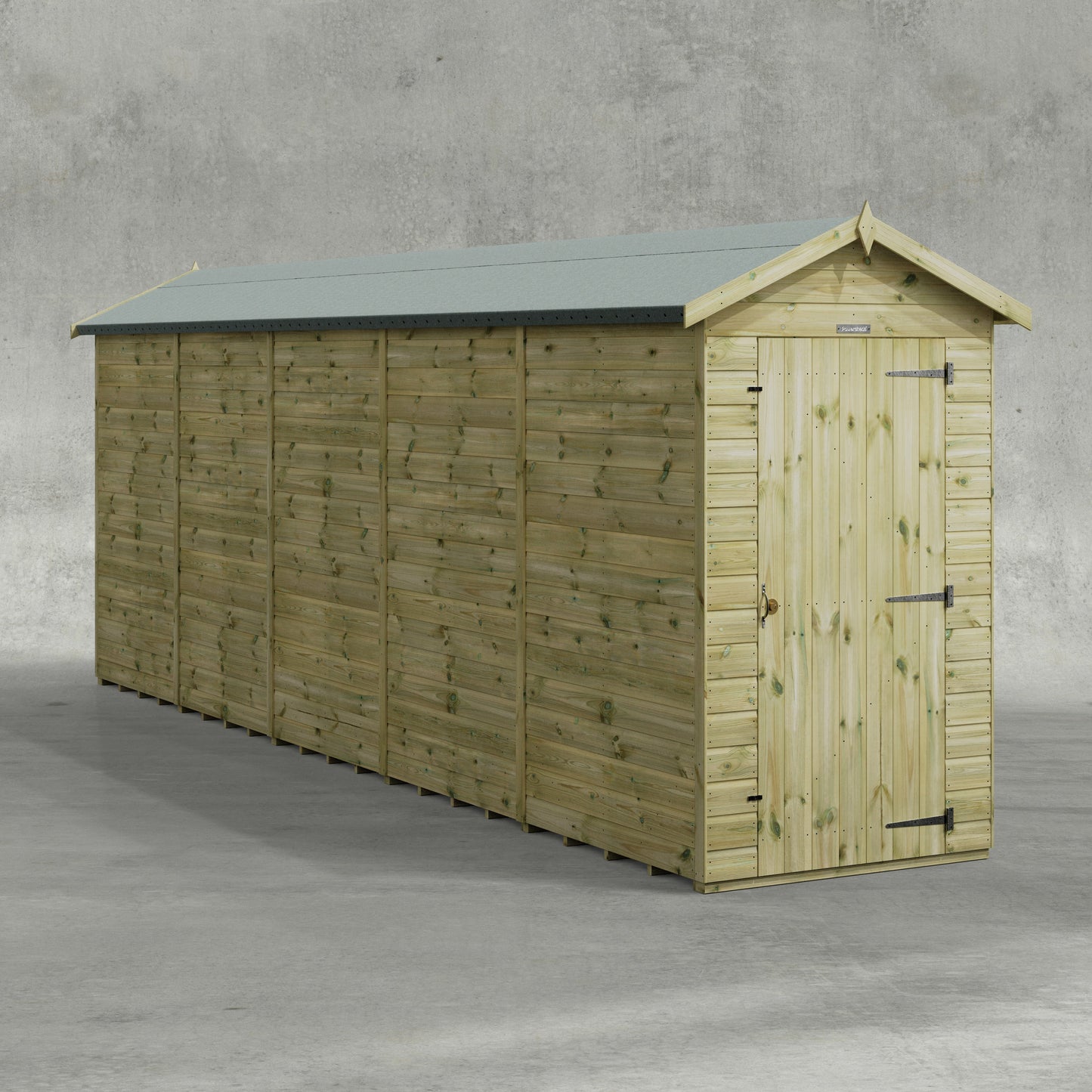 Premium Gartenhaus mit Satteldach