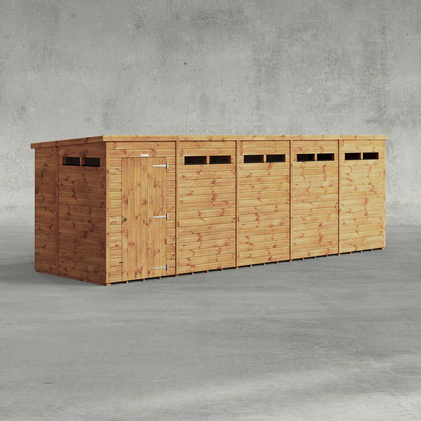 Pent Security Shed