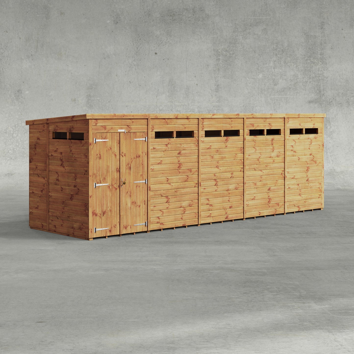 Pent Security Shed