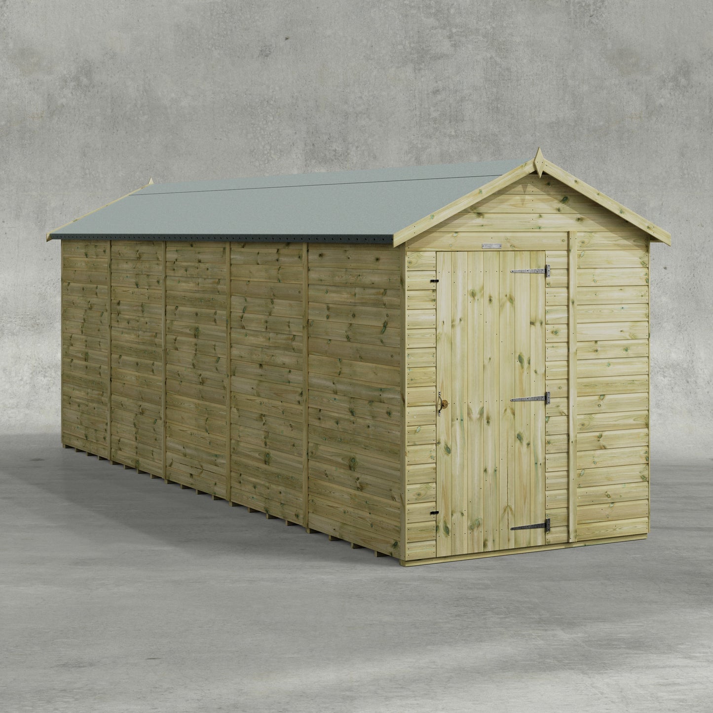 Premium Gartenhaus mit Satteldach