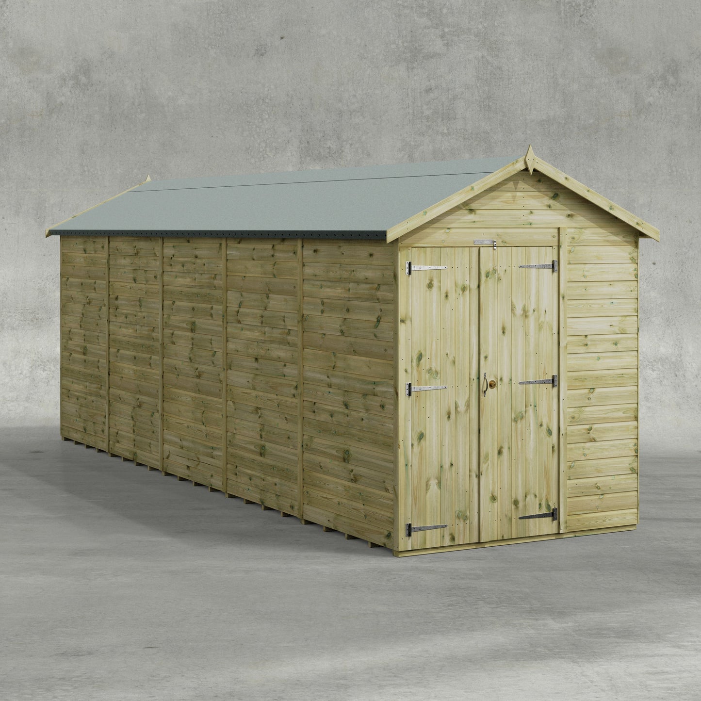 Premium Gartenhaus mit Satteldach