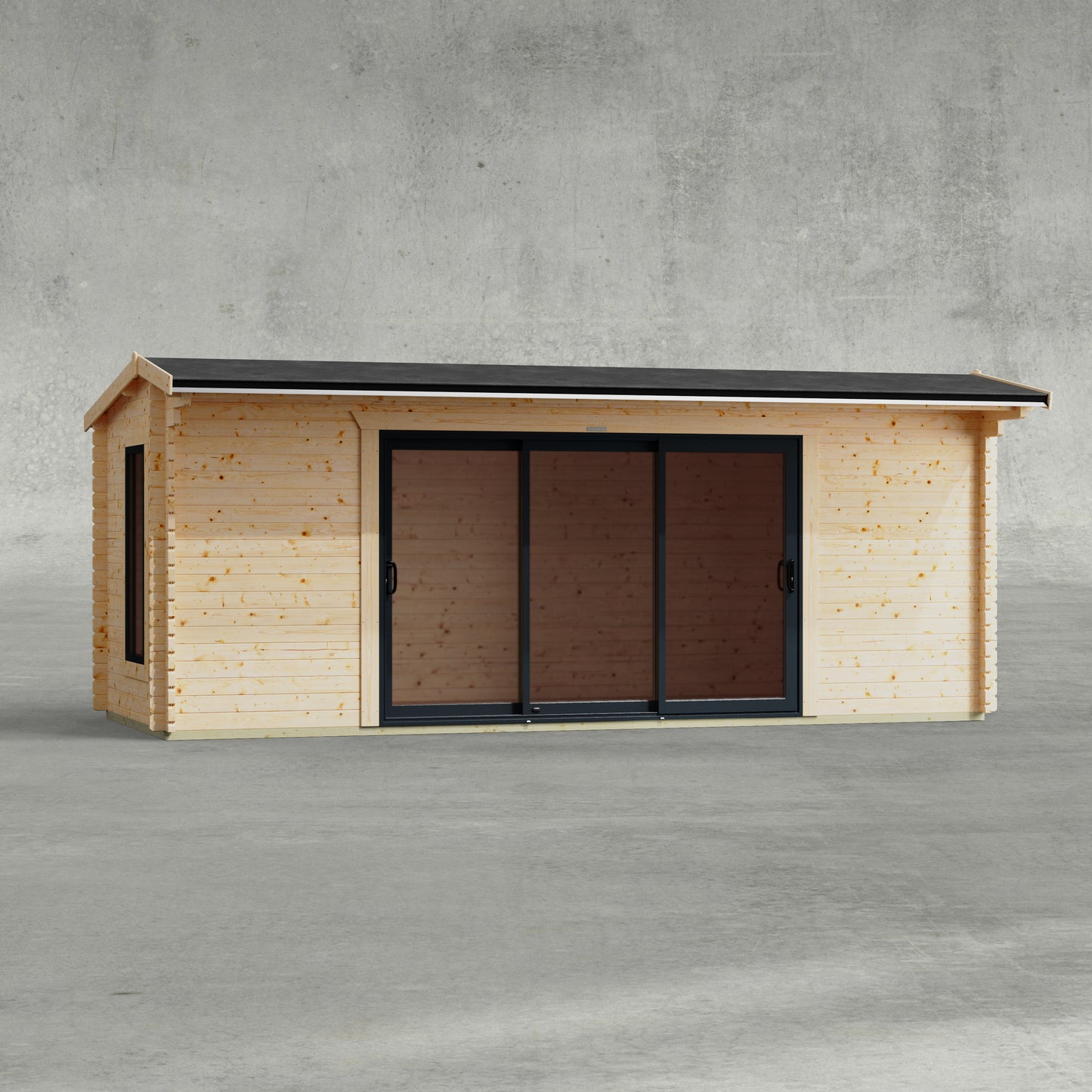 Apex Aluminium Log Cabin