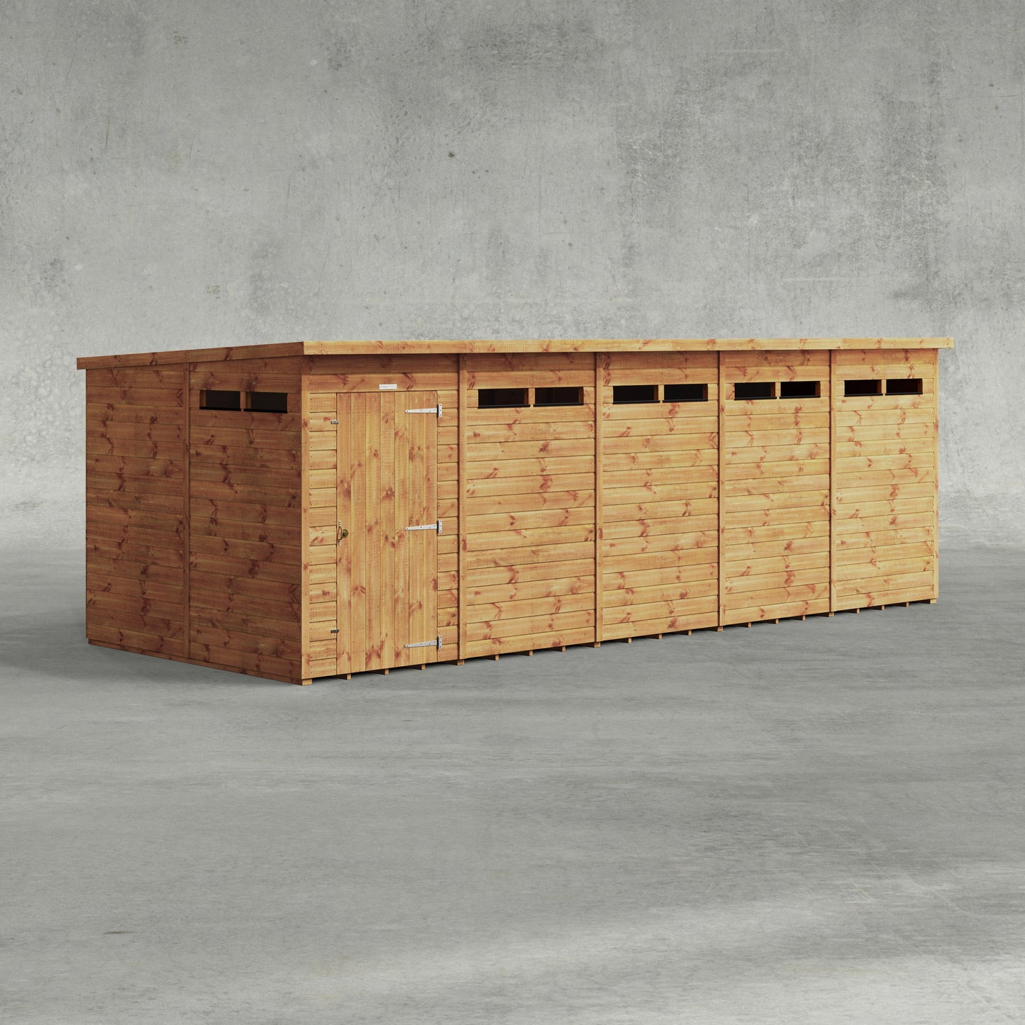 Pent Security Shed