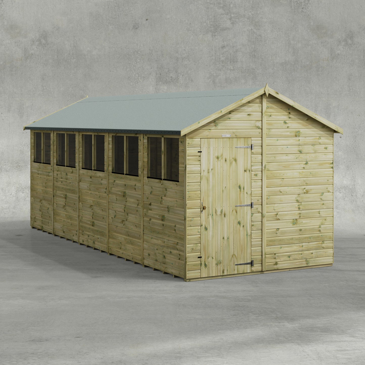 Premium Gartenhaus mit Satteldach