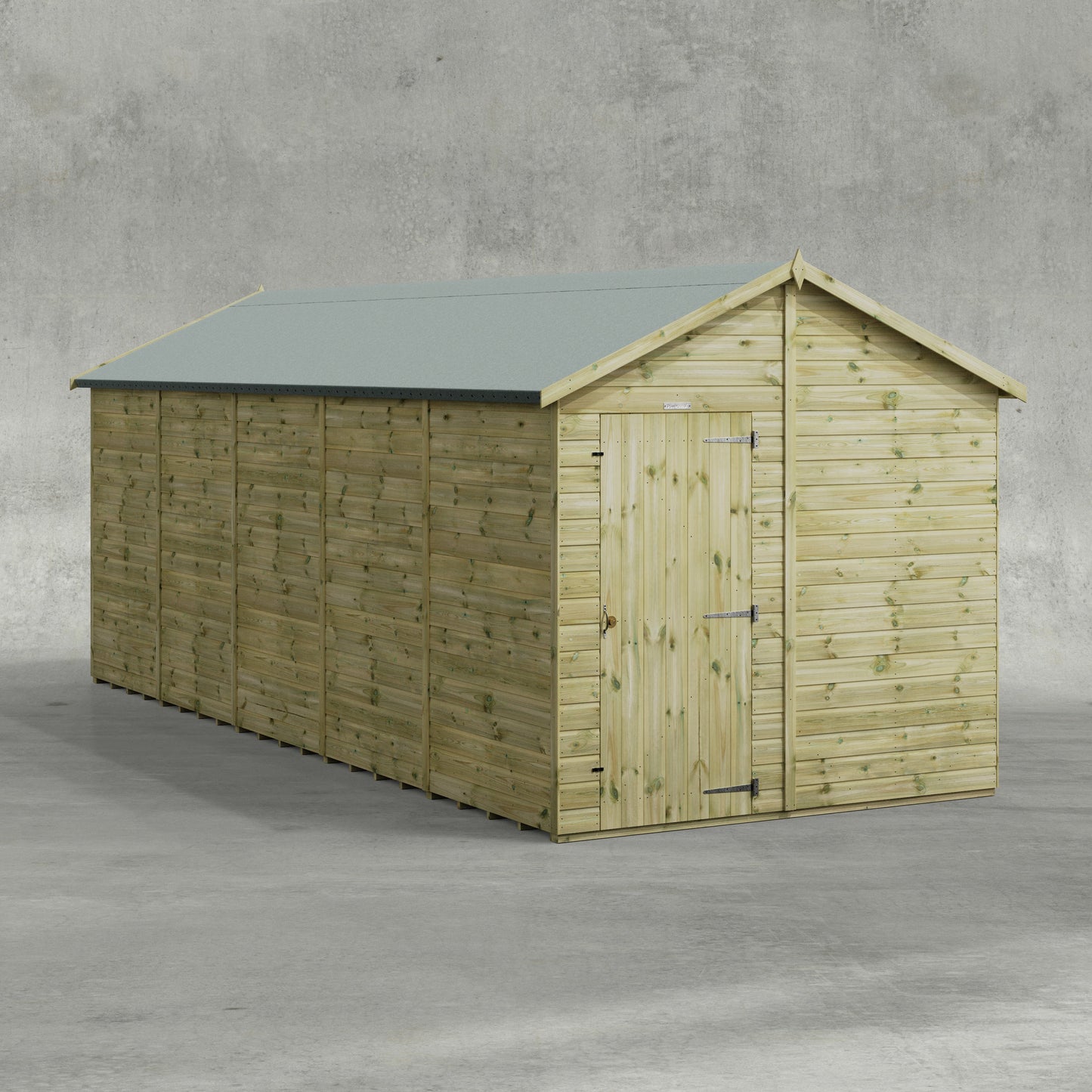 Premium Gartenhaus mit Satteldach