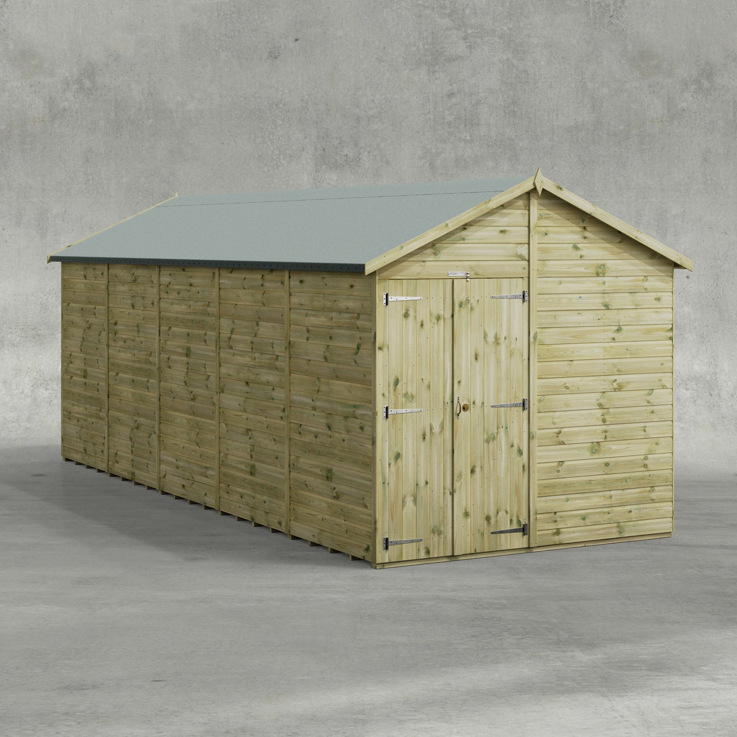 Premium Gartenhaus mit Satteldach
