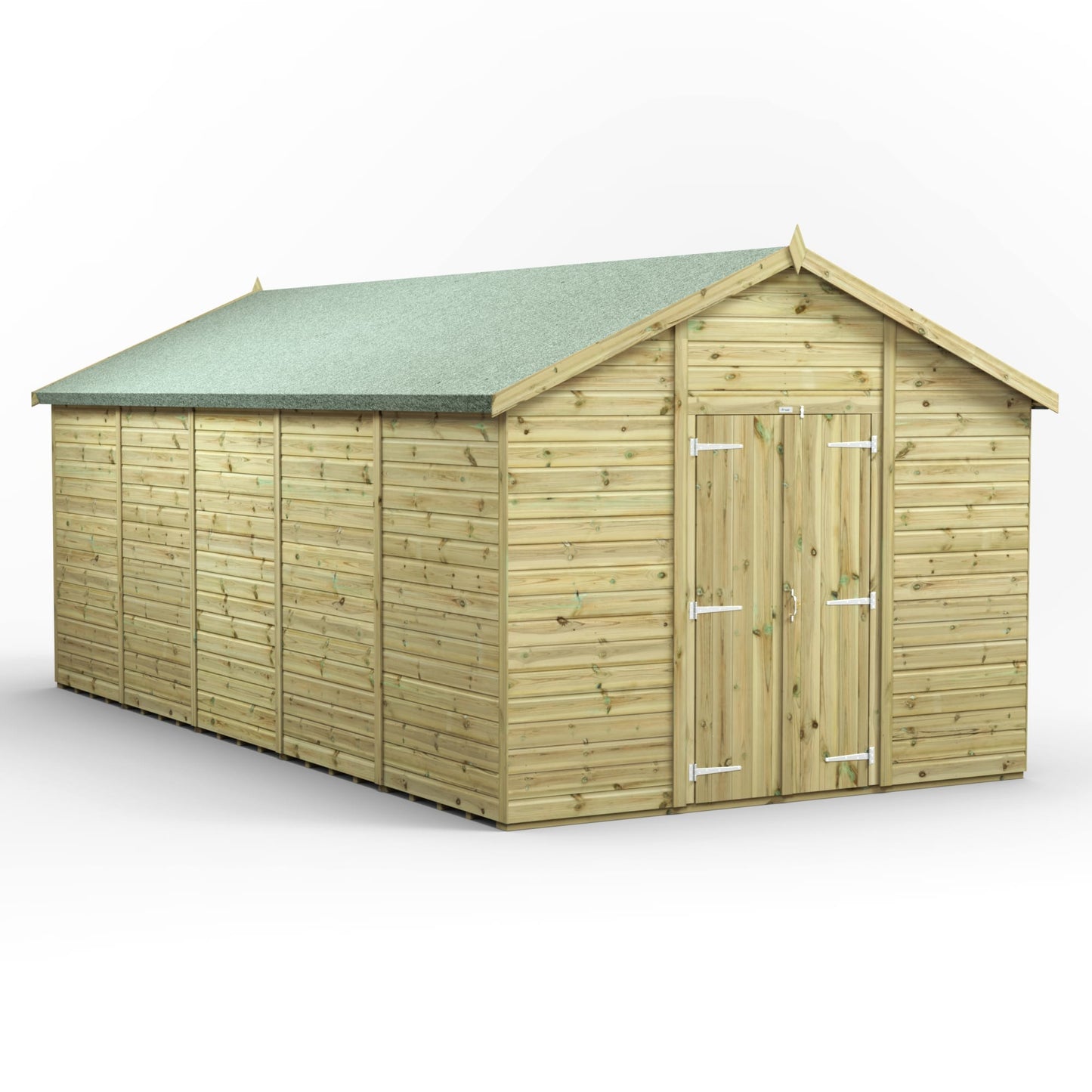 Premium Gartenhaus mit Satteldach