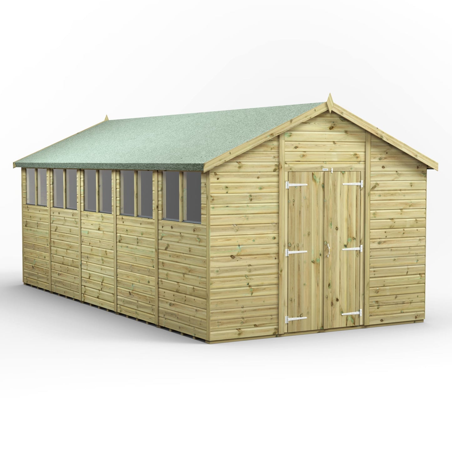 Premium Gartenhaus mit Satteldach